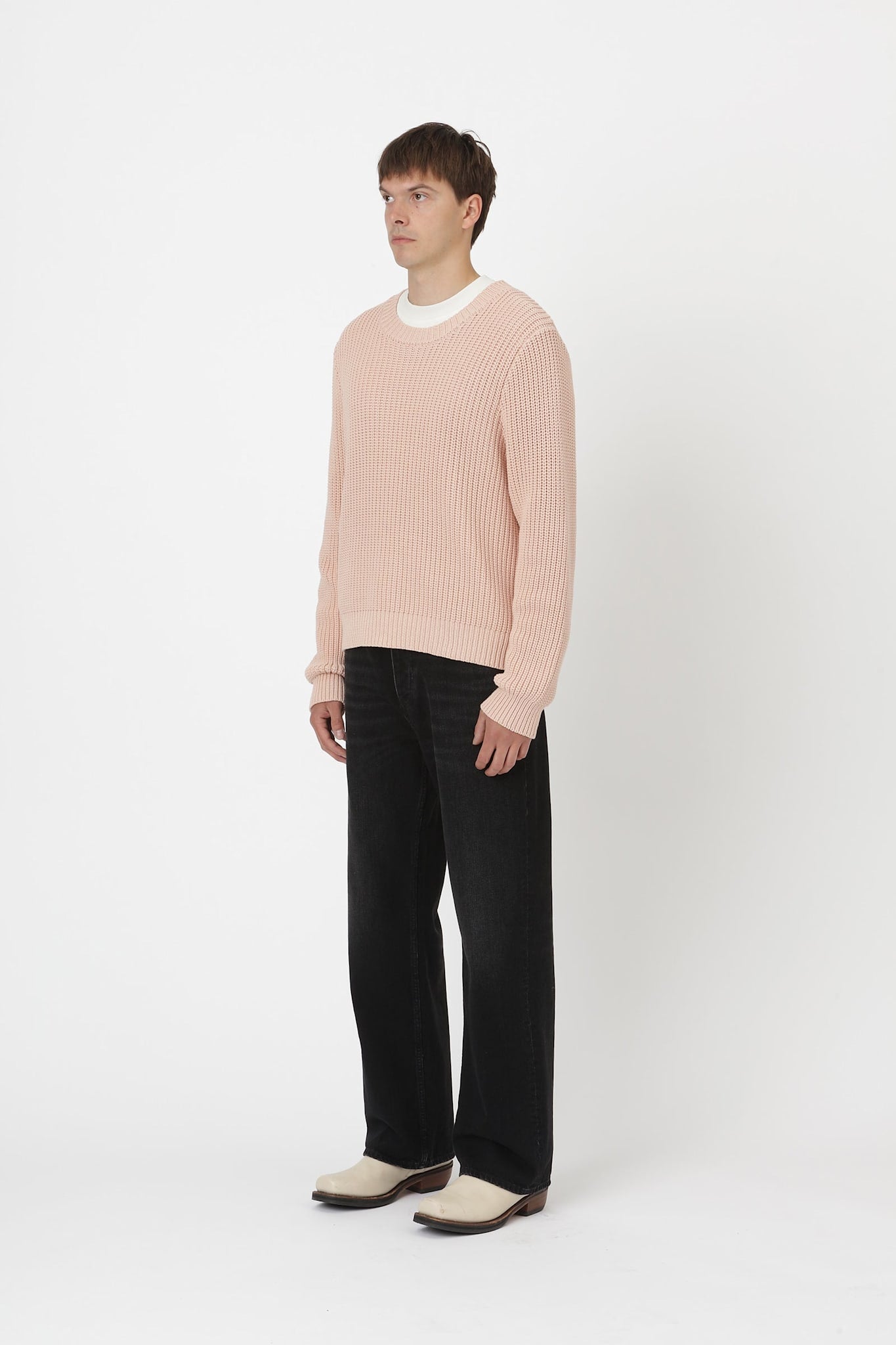 Won Hundred Men Bently Knitwear Rose Smoke