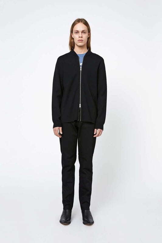 Won Hundred Men Benton Zip Knitwear Black