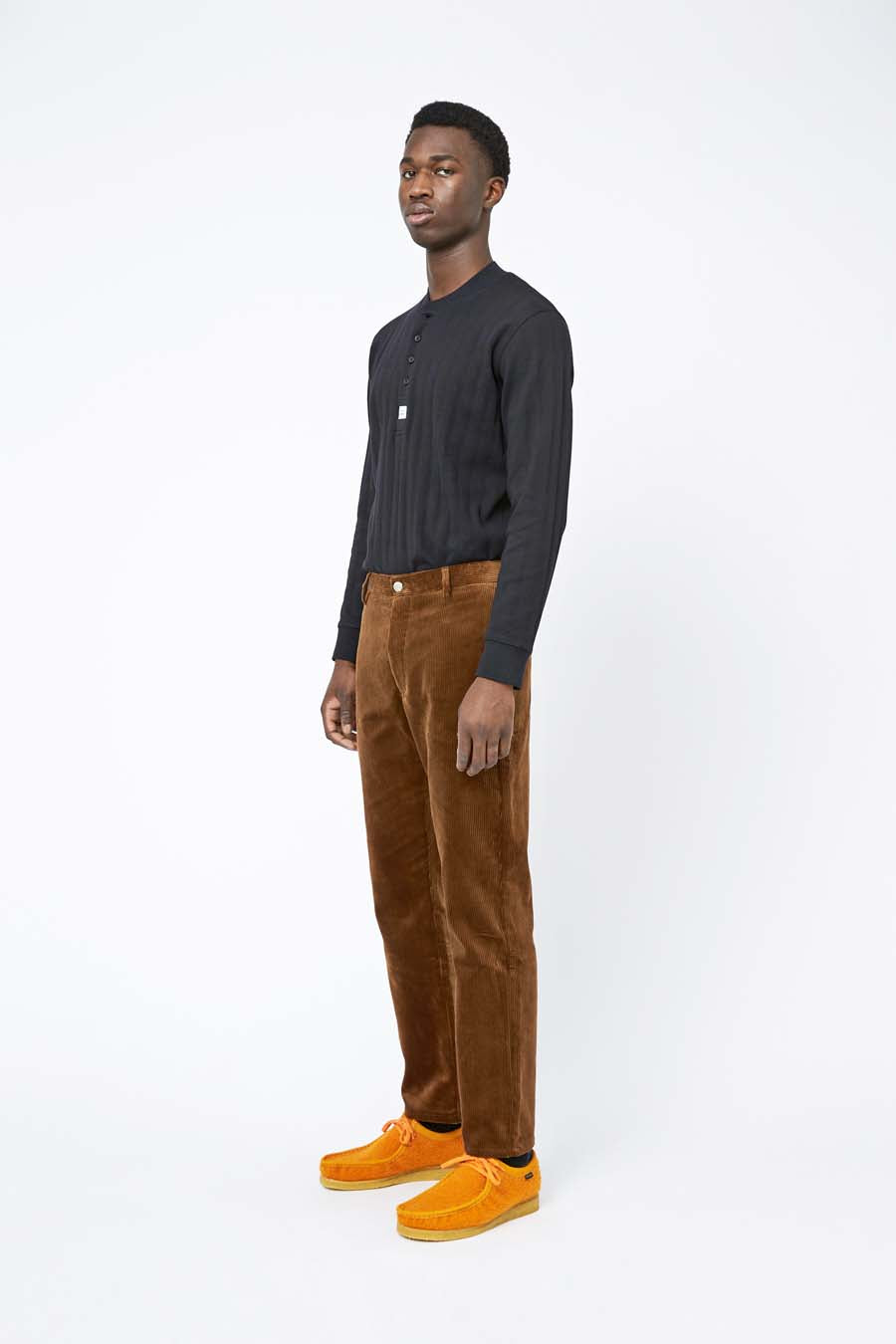 Won Hundred Men Bill Corduroy Trousers Toffee