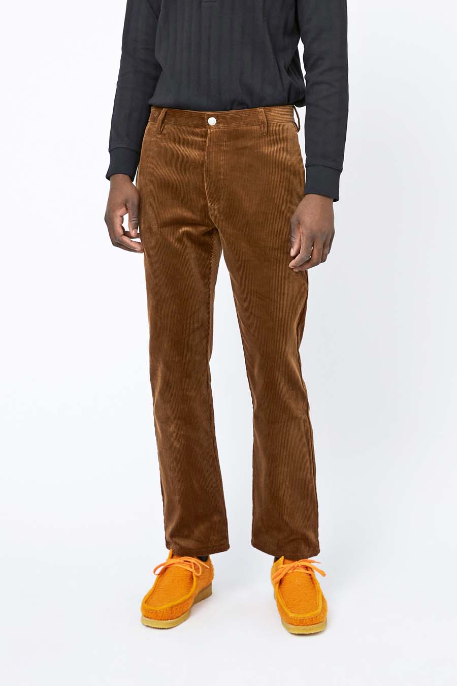 Won Hundred Men Bill Corduroy Trousers Toffee