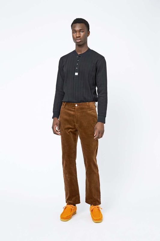 Won Hundred Men Bill Corduroy Trousers Toffee