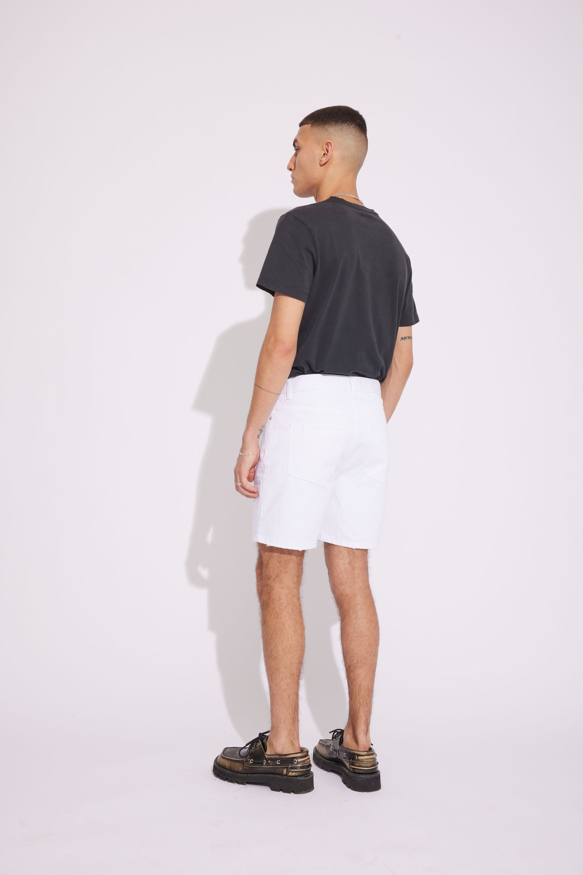 Won Hundred Men Bill Shorts Shorts Tinted White