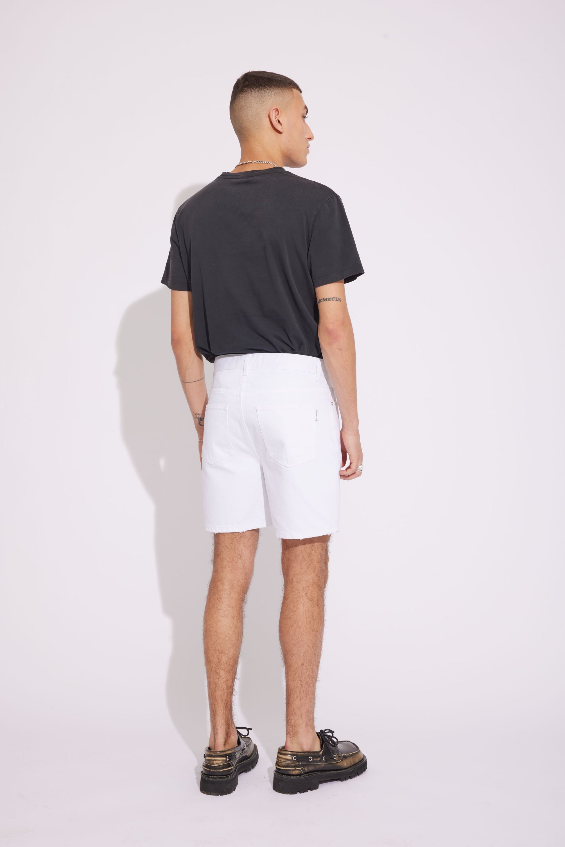 Won Hundred Men Bill Shorts Shorts Tinted White