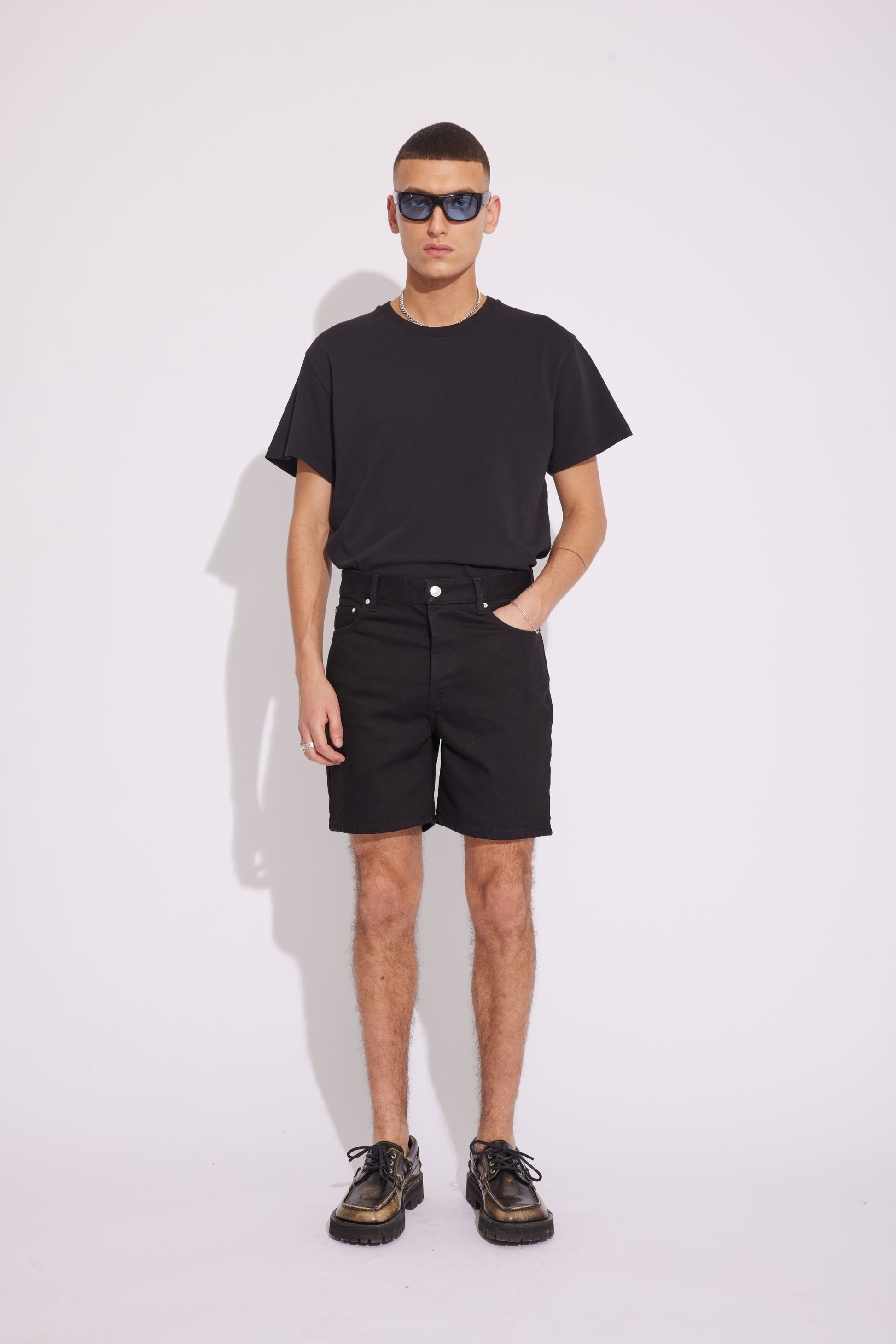 Won Hundred Men Bill Shorts Shorts Rinse Black