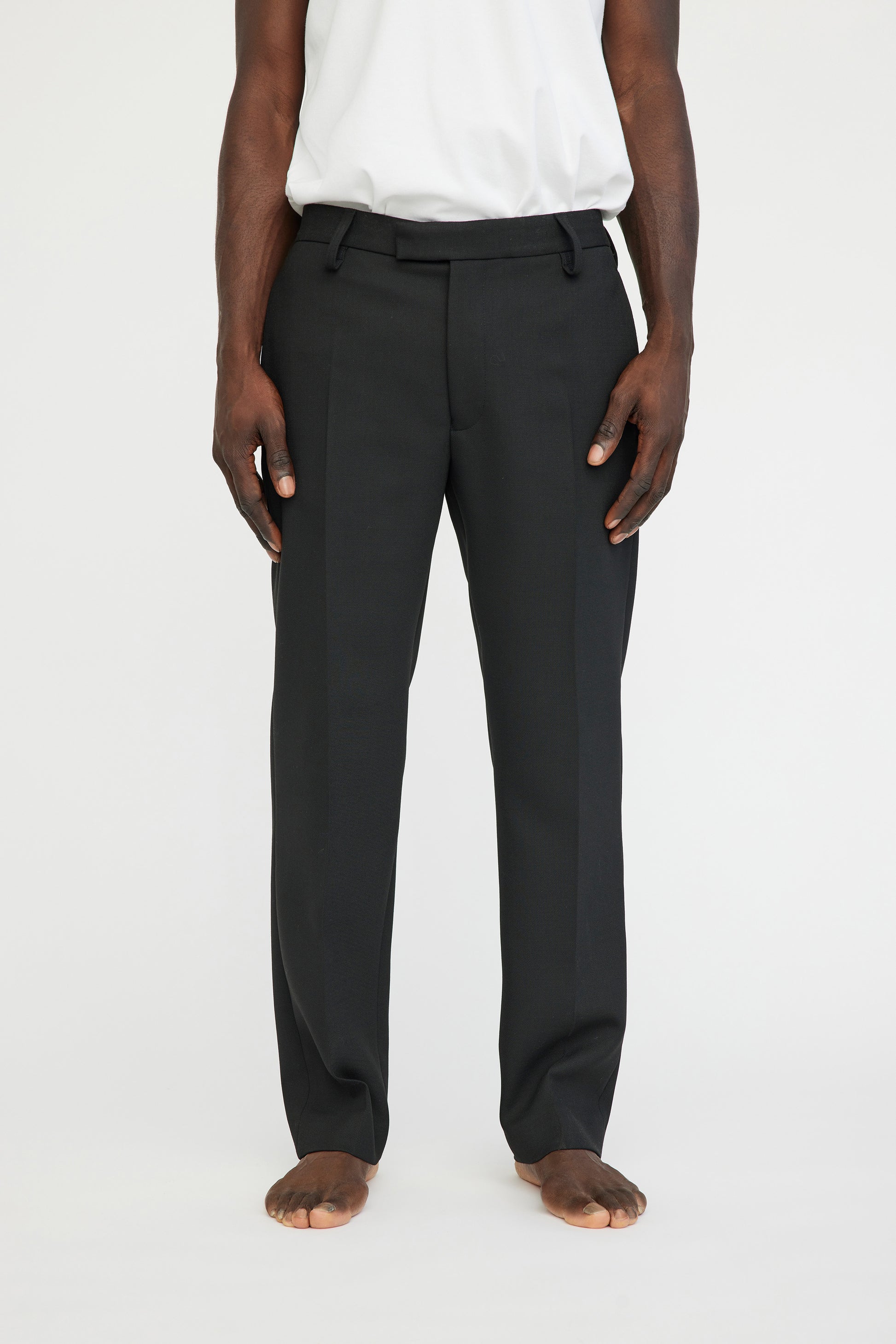 Won Hundred Men Bill Suit Trousers Black