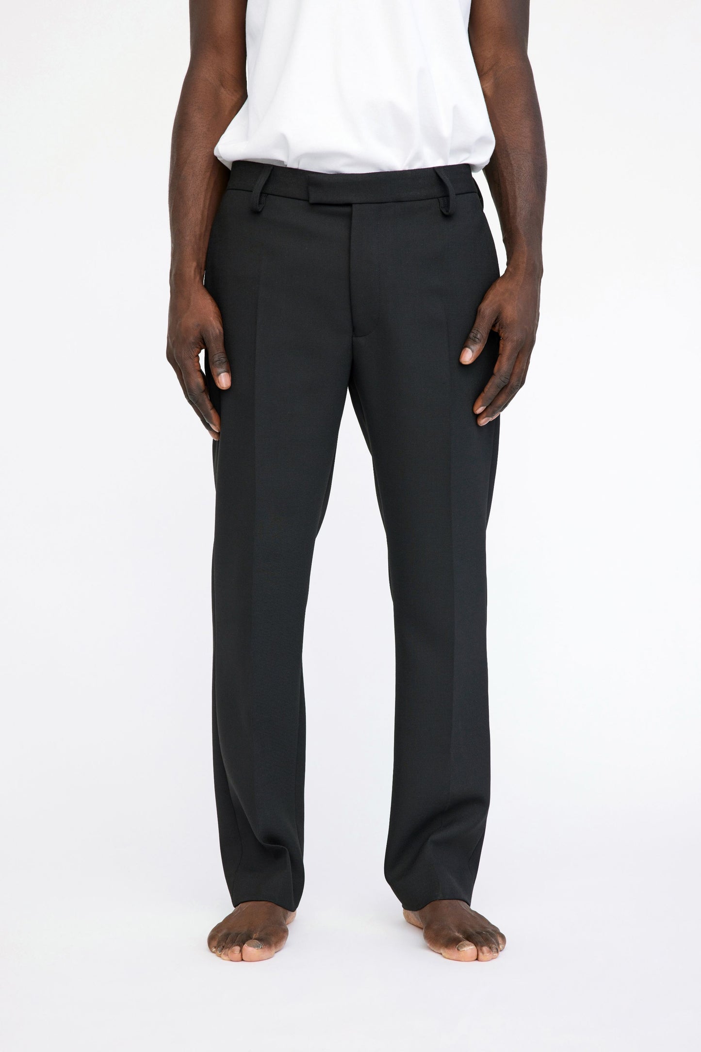 Won Hundred Men Bill Suit Trousers Trousers Black