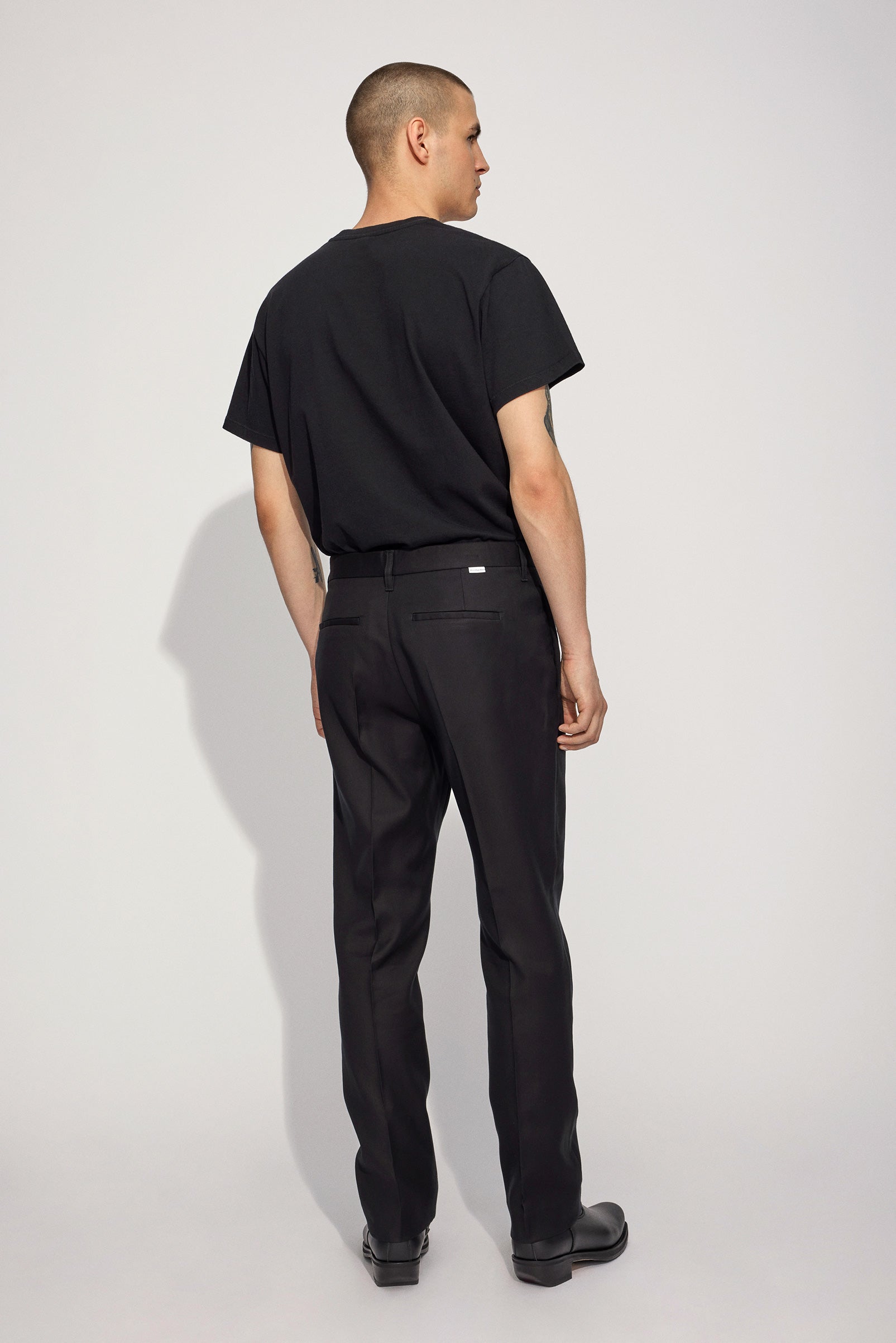 Won Hundred Men Bill Suit Trousers Trousers Black