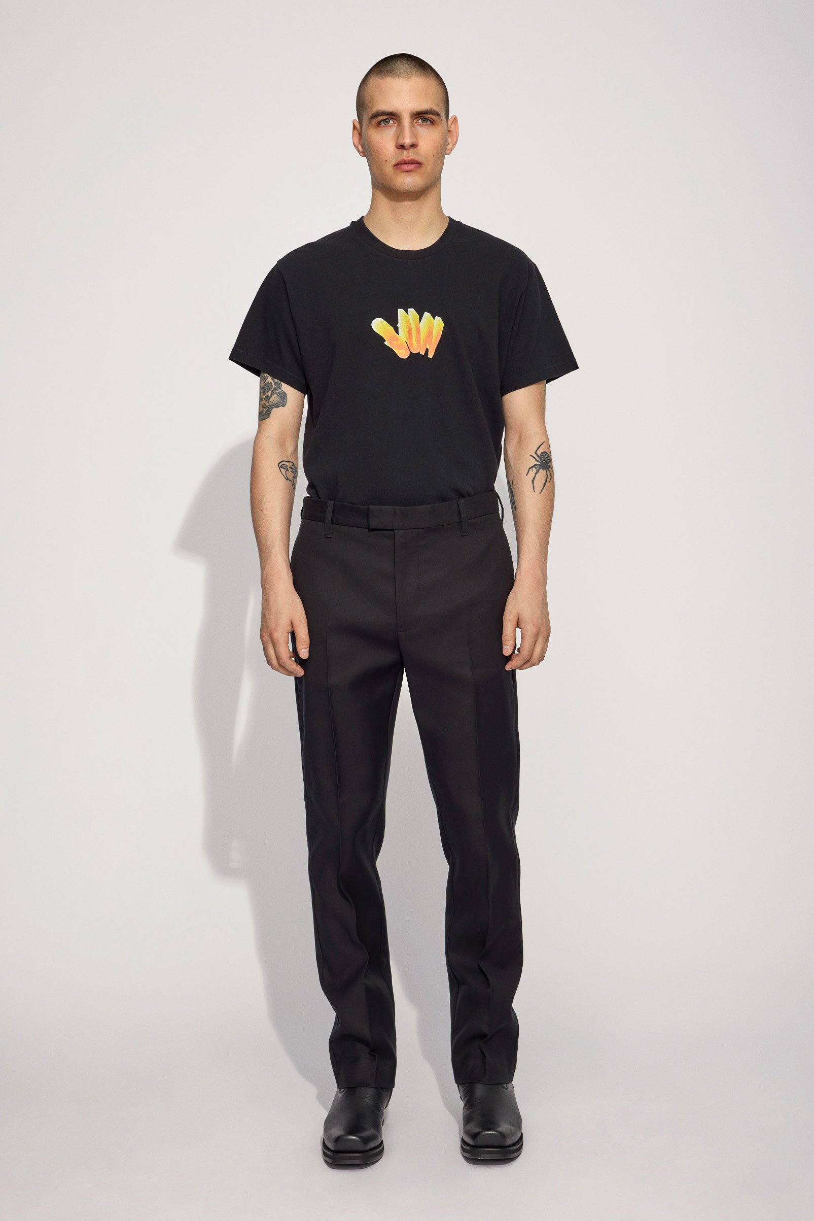 Won Hundred Men Bill Suit Trousers Trousers Black