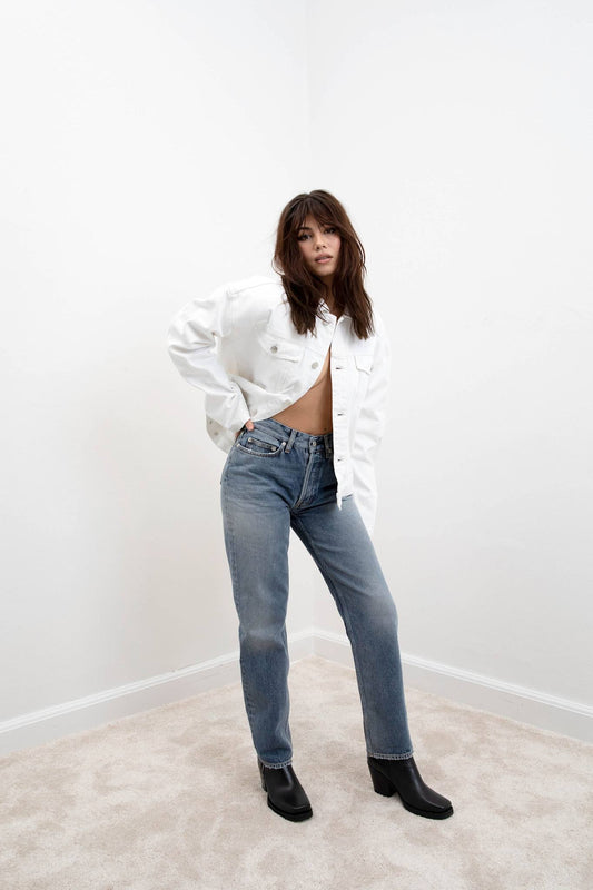 Won Hundred Women Billy 5-Pockets Vintage Bleach Blue