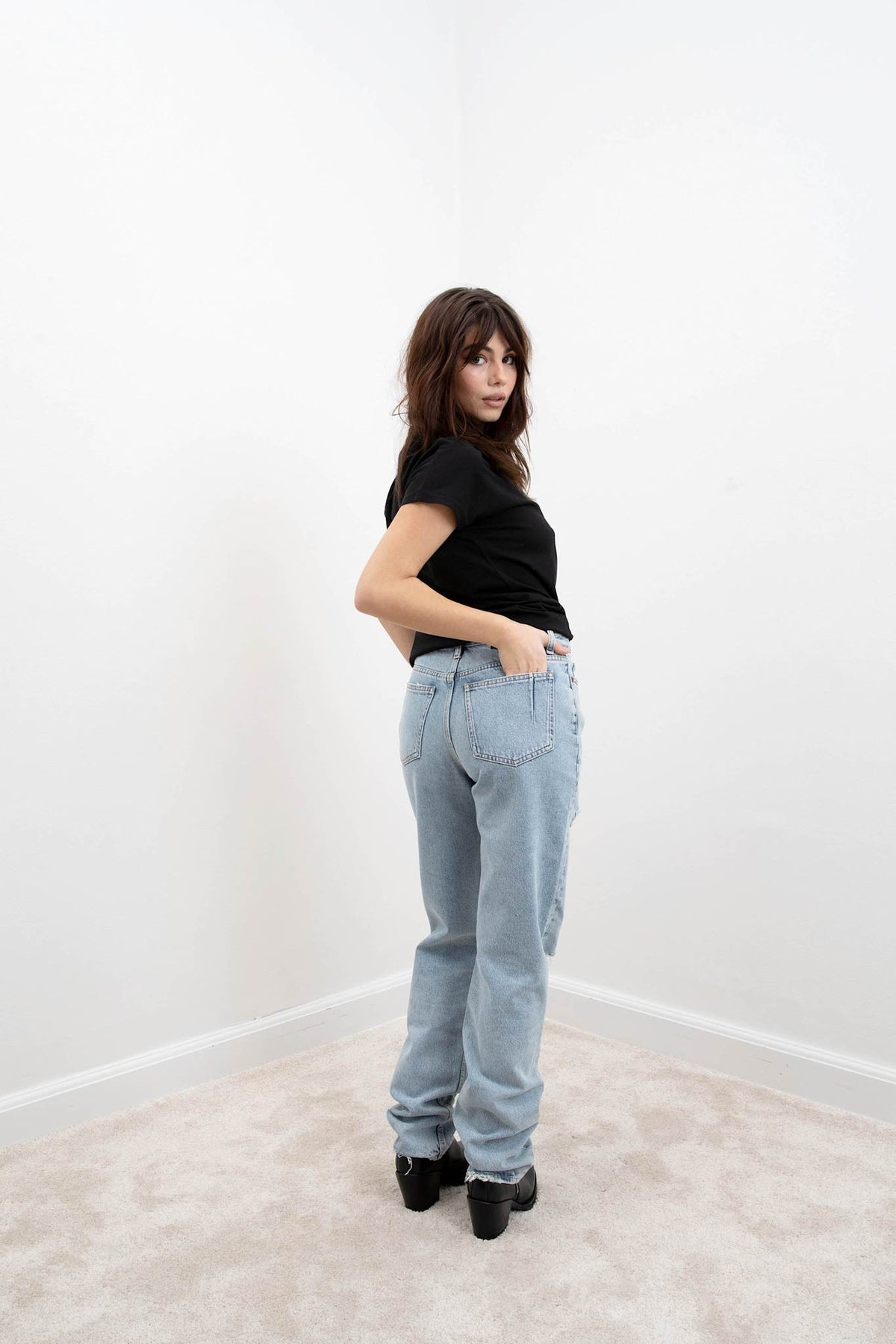 Won Hundred Women Billy 5-Pockets Worn Out Ten