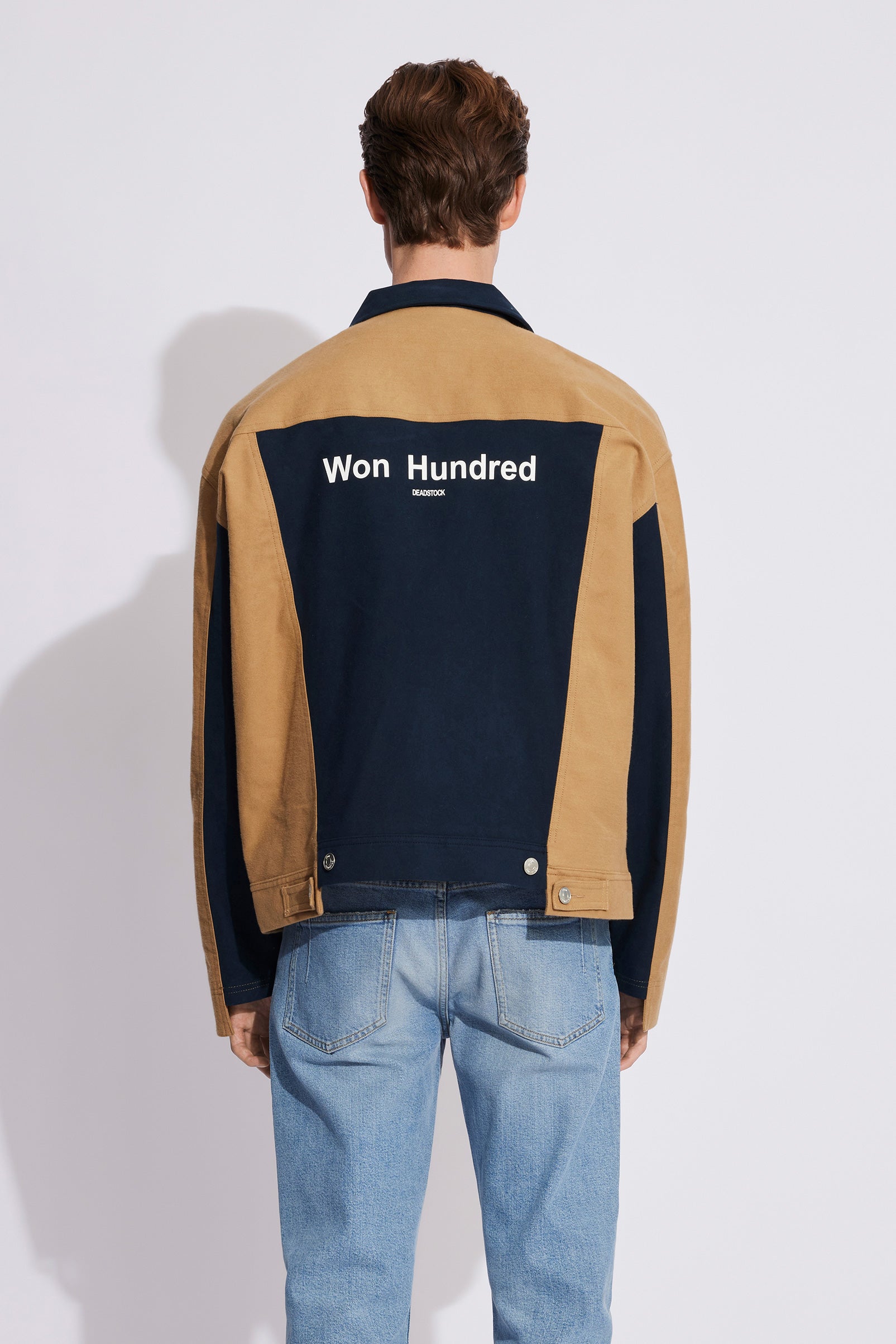 Won Hundred Unisex Bologne Jacket Jacket Beige / Navy