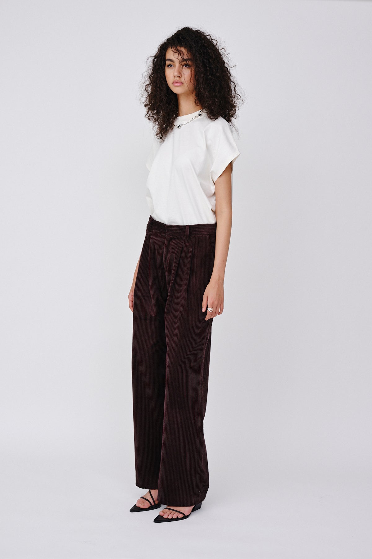 Won Hundred Women Camille Corduroy Trousers Java