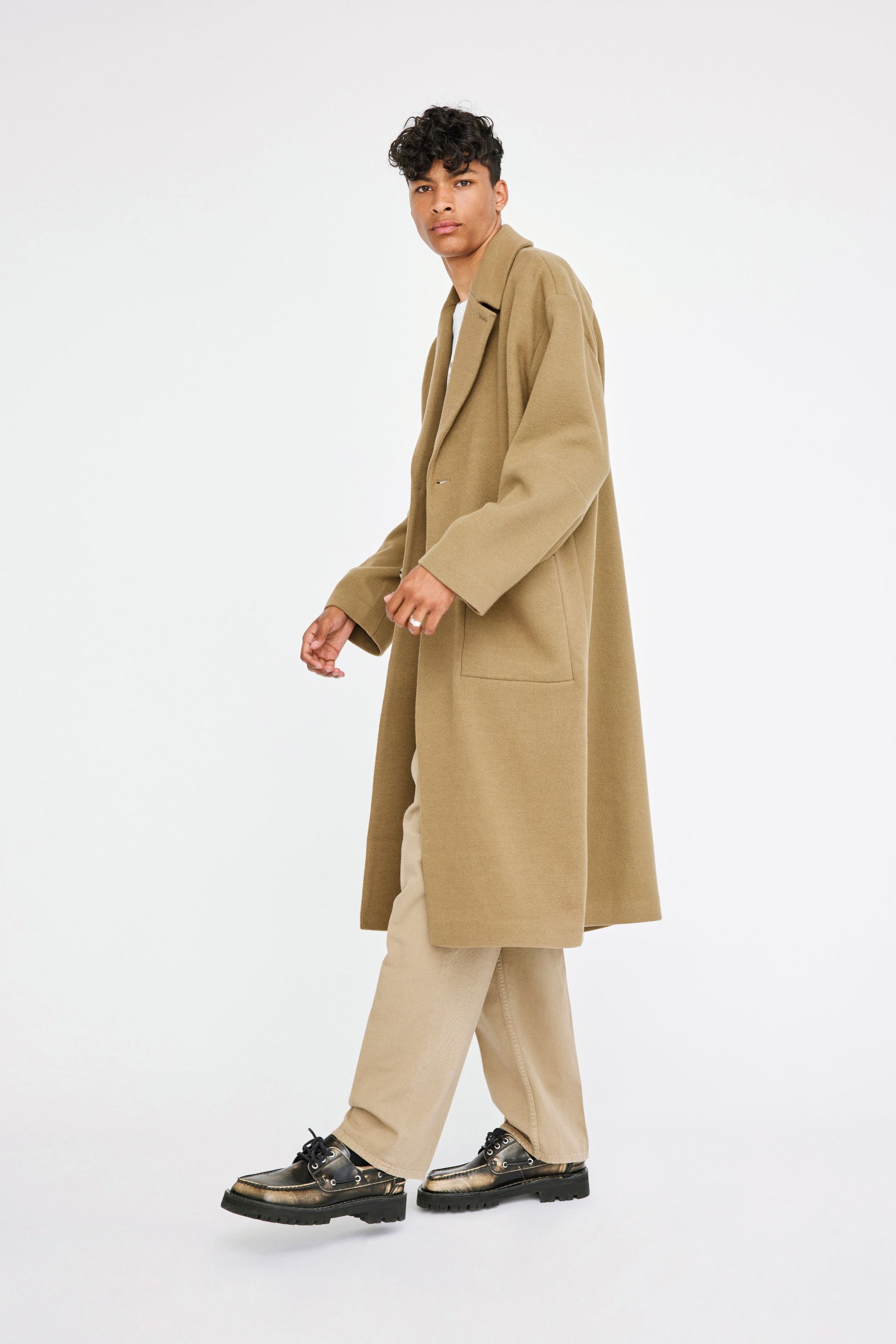 Won Hundred Men Cassius Coat Outerwear Camel