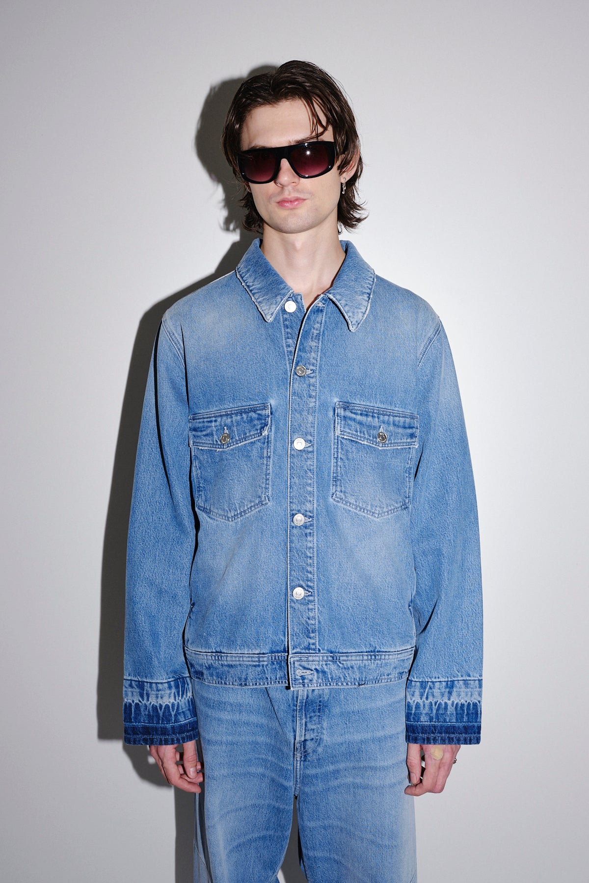 Won Hundred Men Clayton Denim Denim Open hem