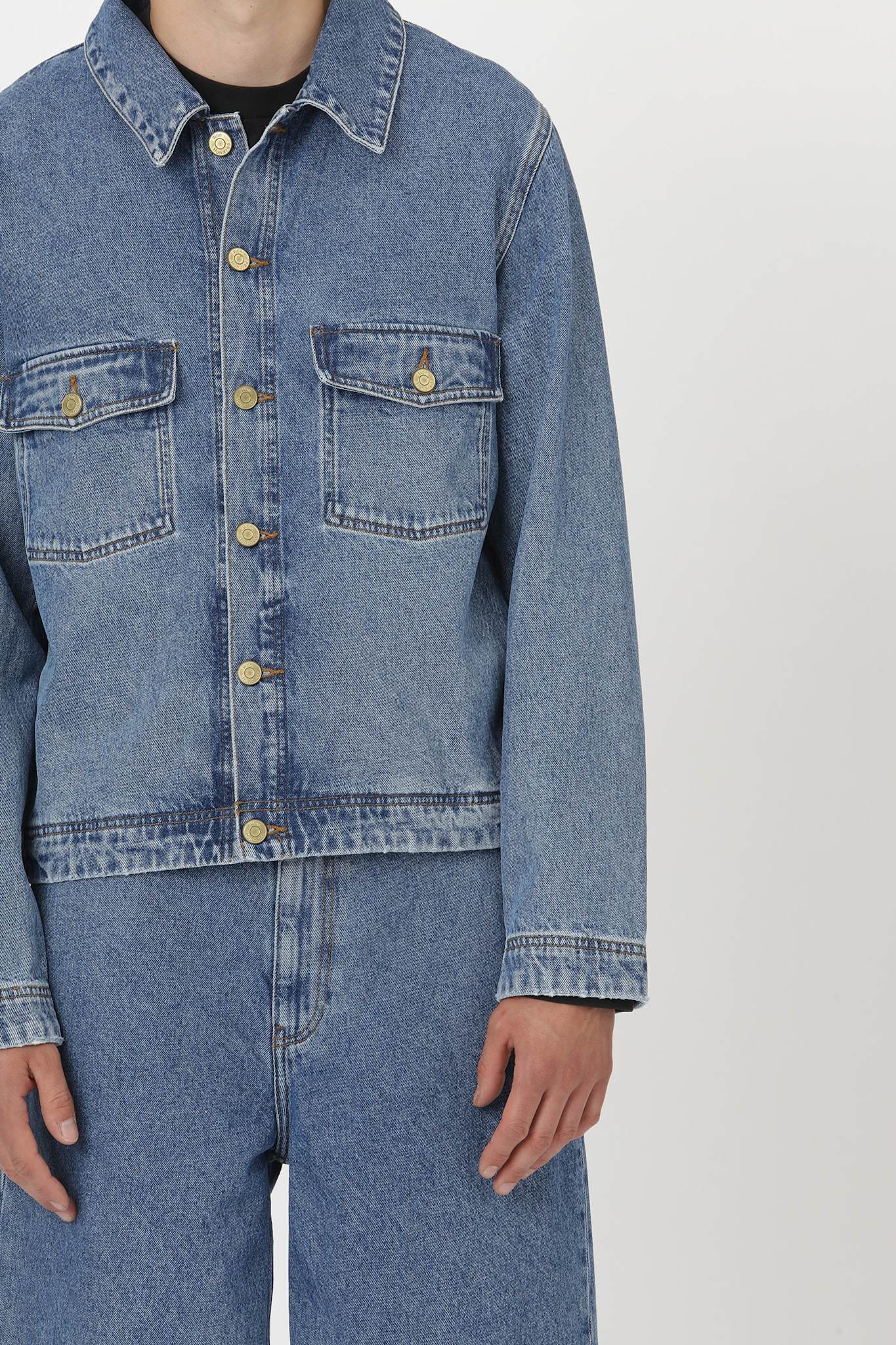 Won Hundred Men Clayton Denim Jacket Mable Blue