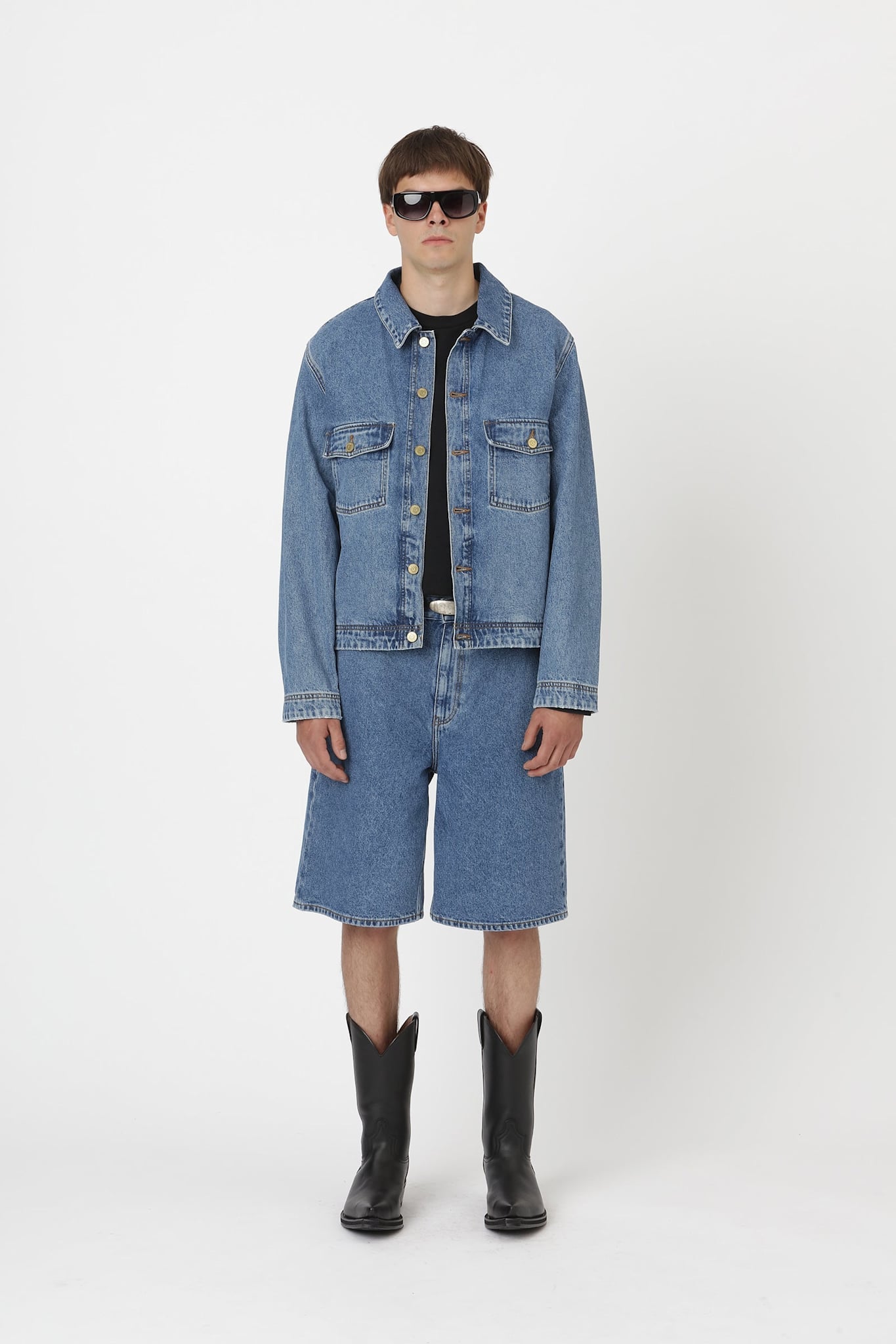 Won Hundred Men Clayton Denim Jacket Mable Blue