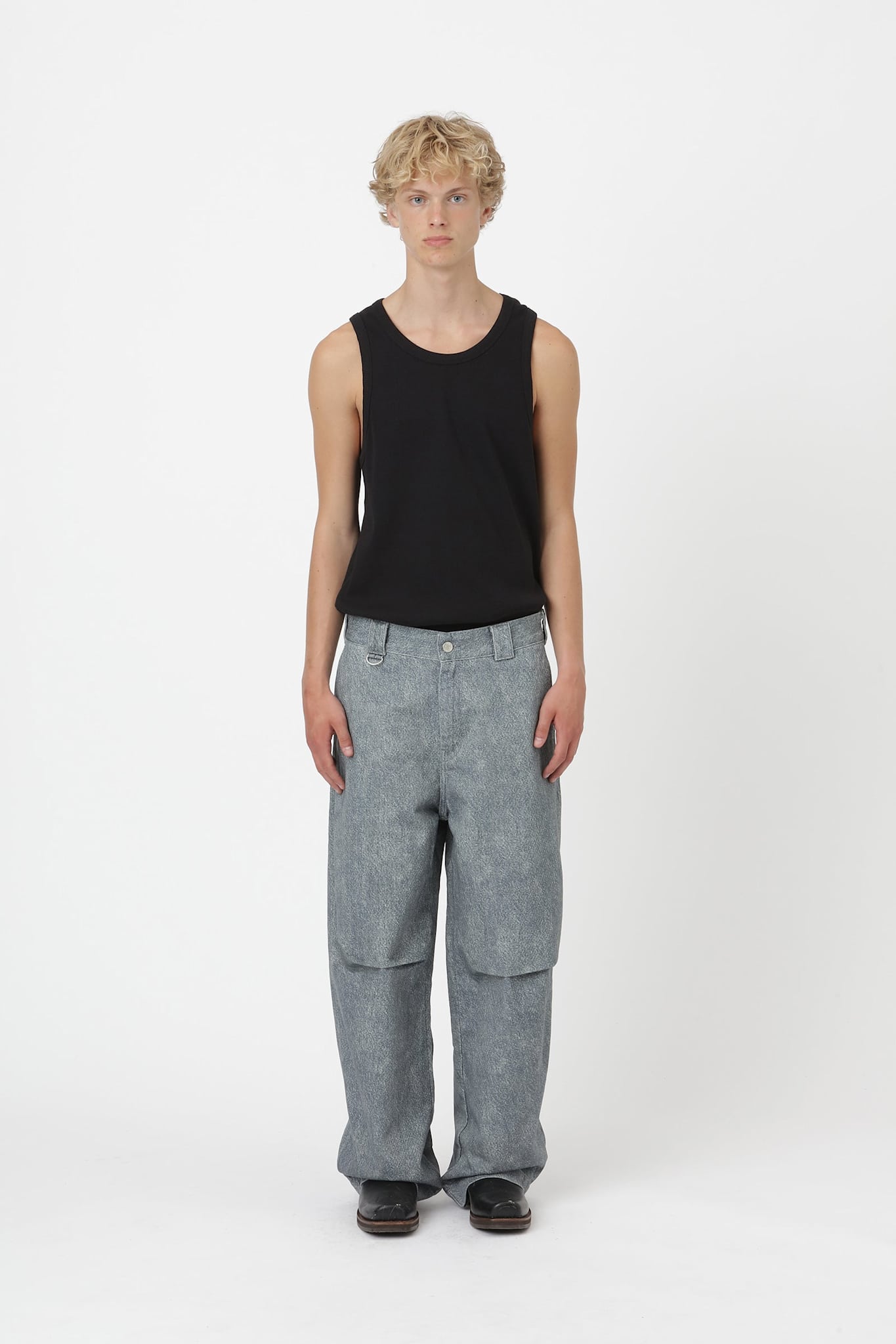 Won Hundred Men Conrad Faux Denim Jeans Blue