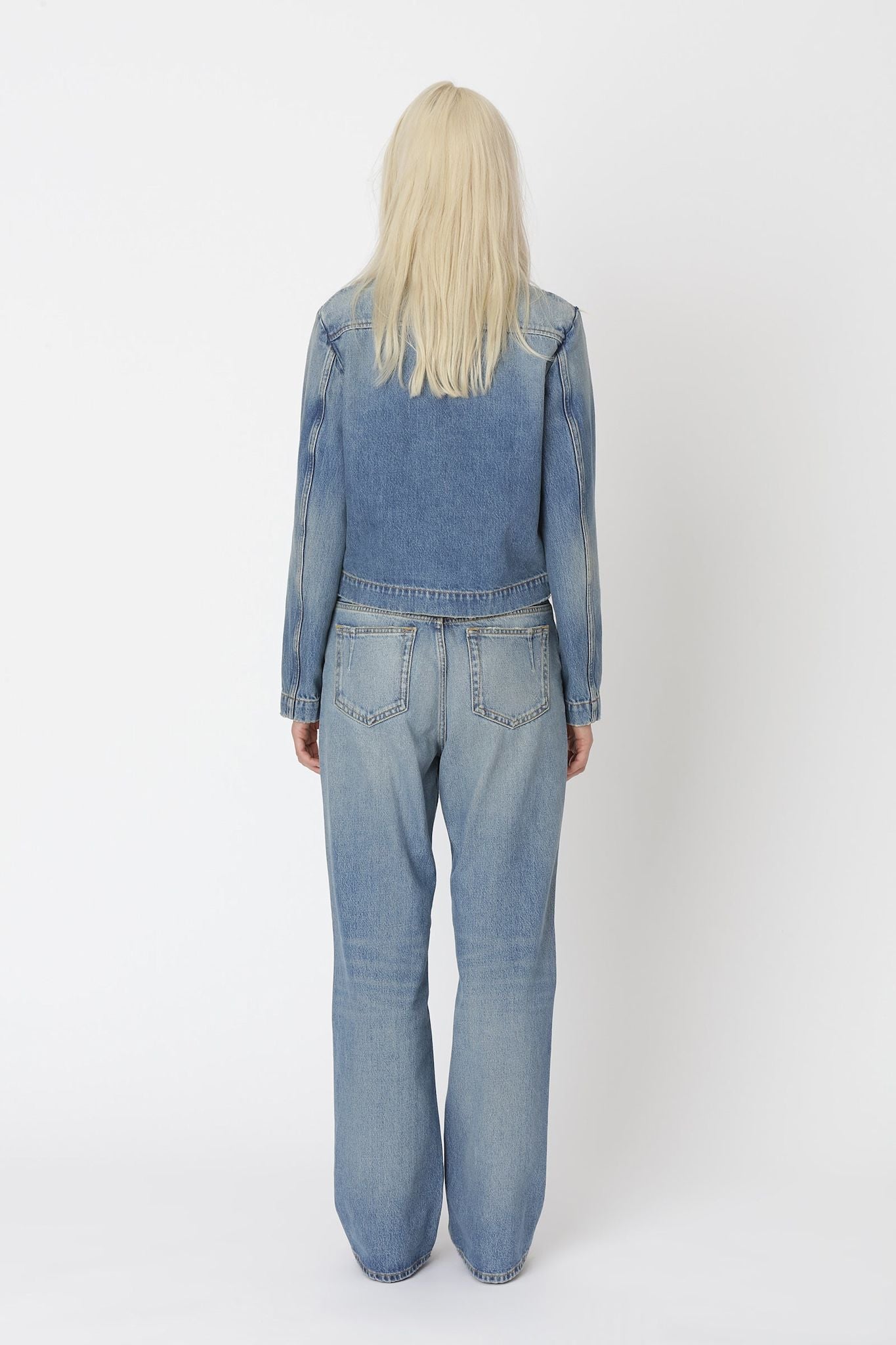 Won Hundred Women Dalia 80s light blue Jacket Denim 80s Light Blue