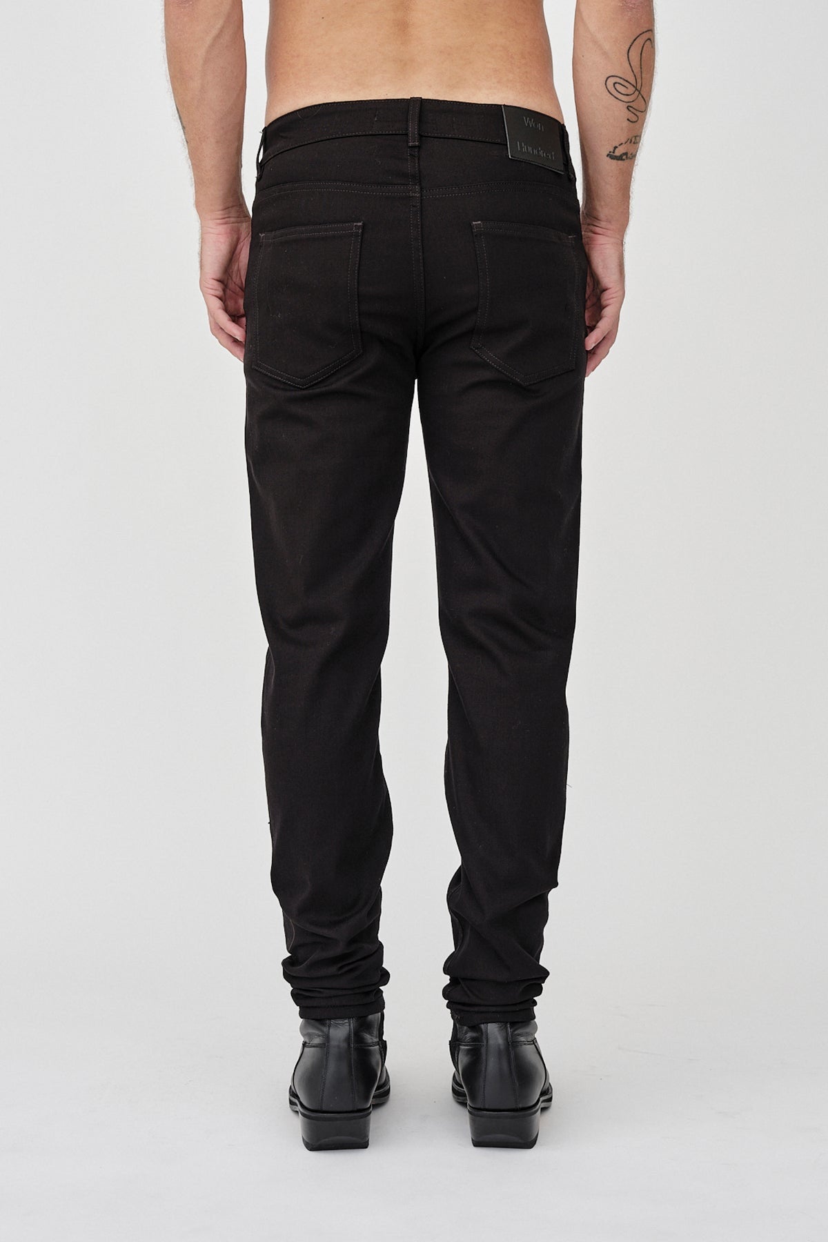 Won Hundred Men Dean A 5-Pockets Stay Black