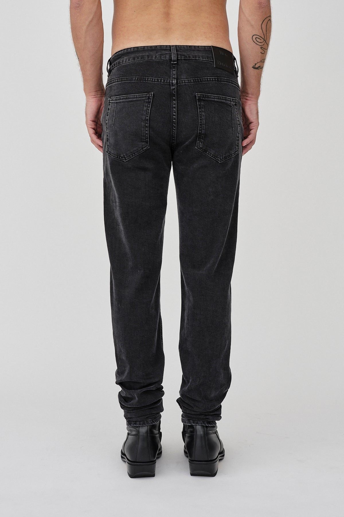 Won Hundred Men Dean A 5-Pockets Charcoal