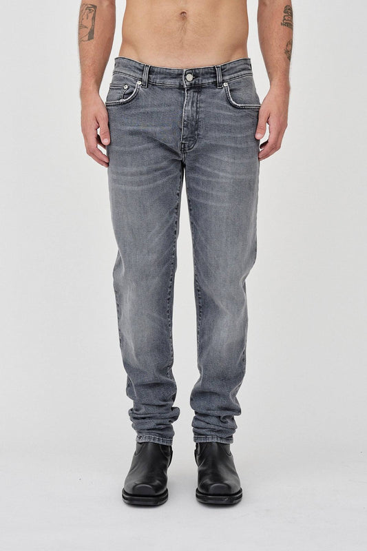 Won Hundred Men Dean Strong Grey 5-Pockets Strong Grey