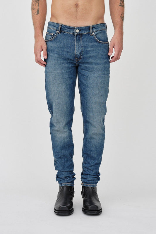 Won Hundred Men Dean Tinted Blue 5-Pockets Tinted Blue