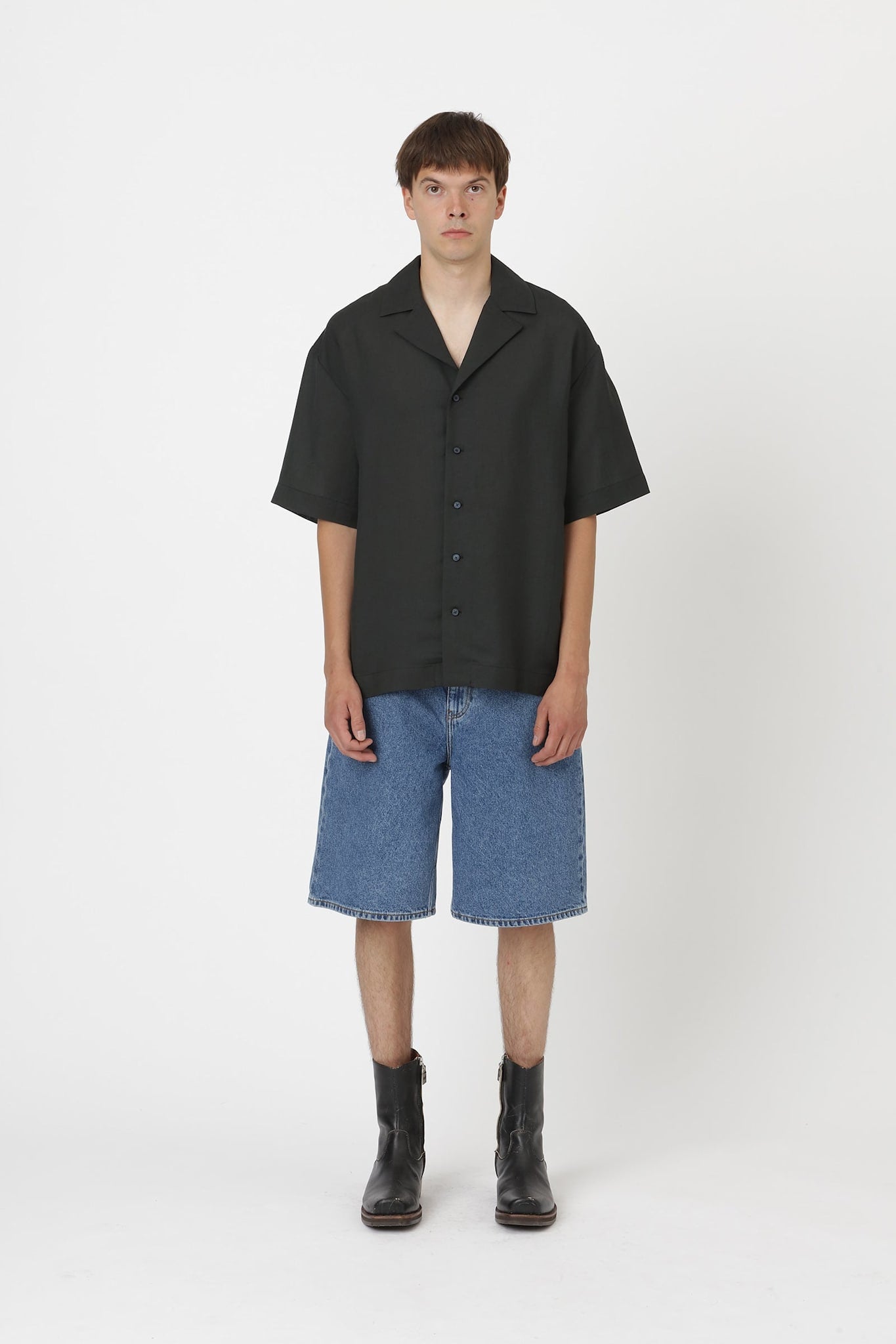 Won Hundred Men Desmond Shirt Black