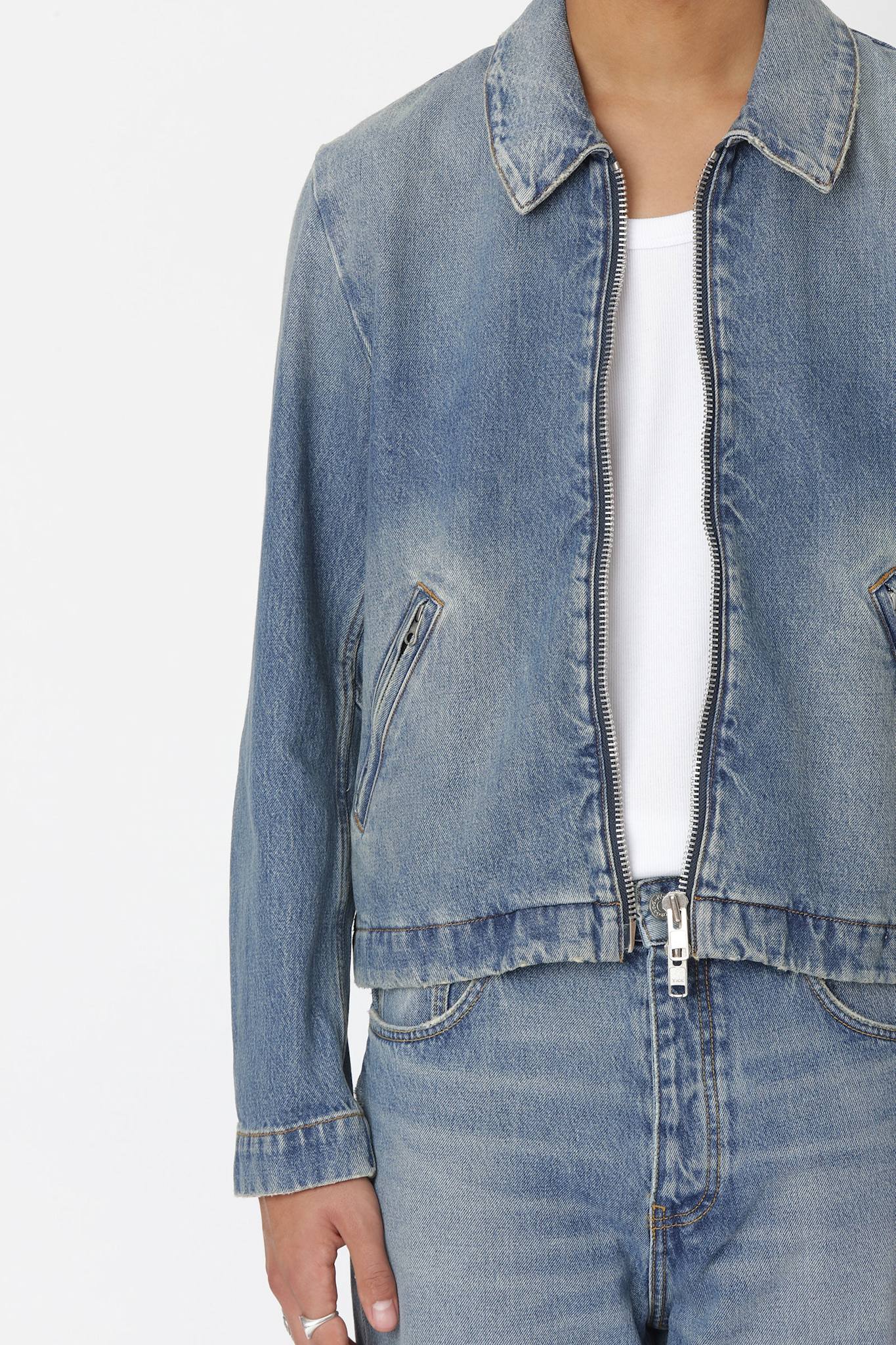 Won Hundred Men Dutton 80s Light Blue Jacket Denim 80s Light Blue