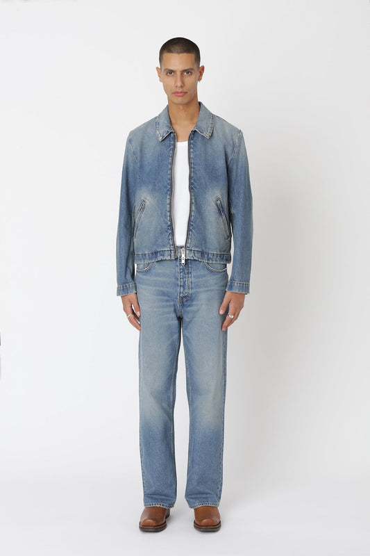 Won Hundred Men Dutton 80s Light Blue Jacket Denim 80s Light Blue