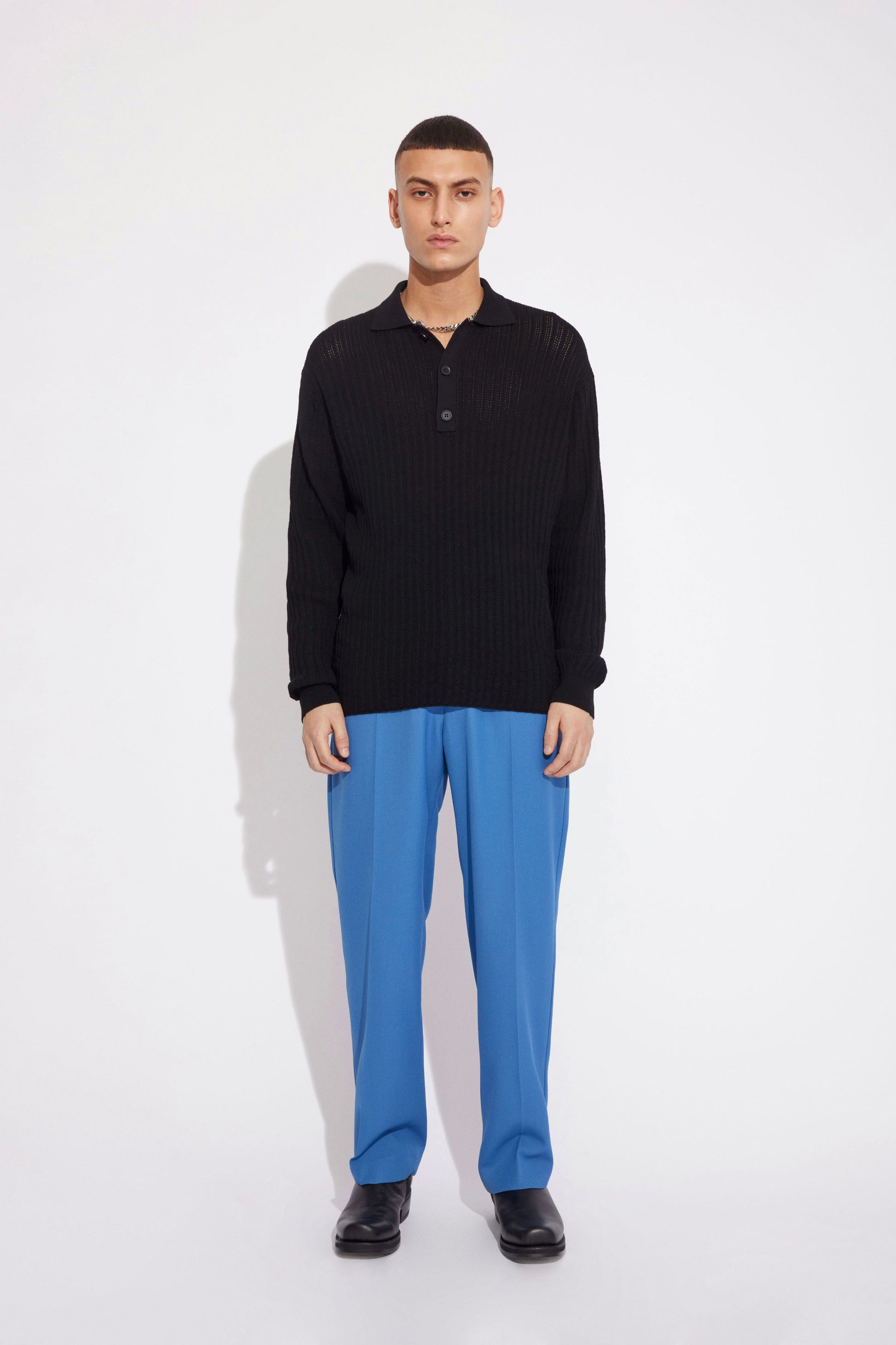 Won Hundred Men Eddie Knit Knitwear Black