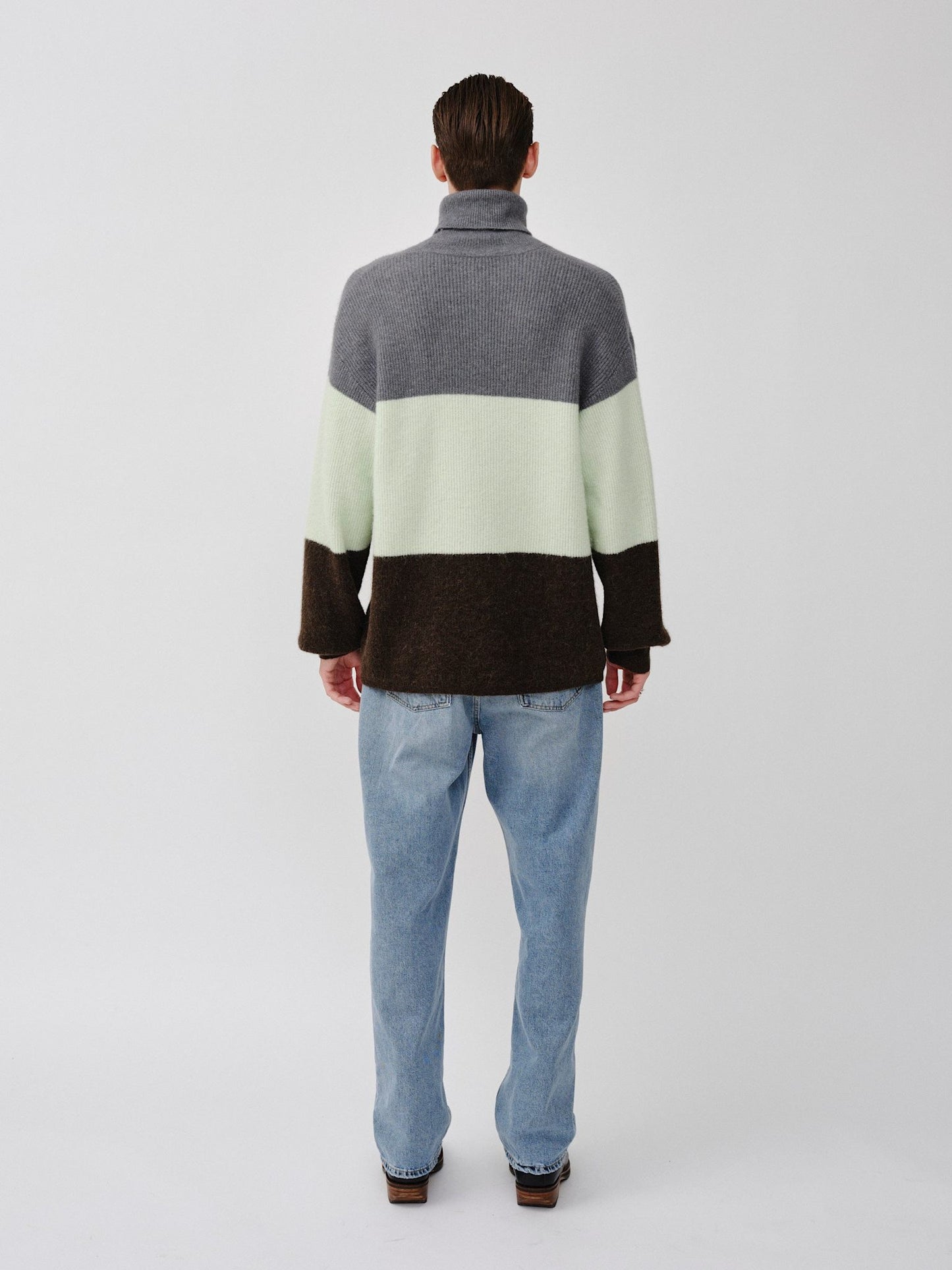 Won Hundred Unisex Edmonton Deadstock Knitwear Multi Colour Stripe