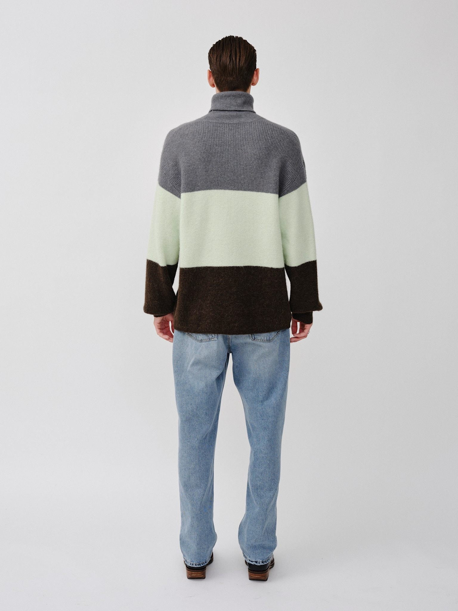 Won Hundred Unisex Edmonton Deadstock Knitwear Multi Colour Stripe