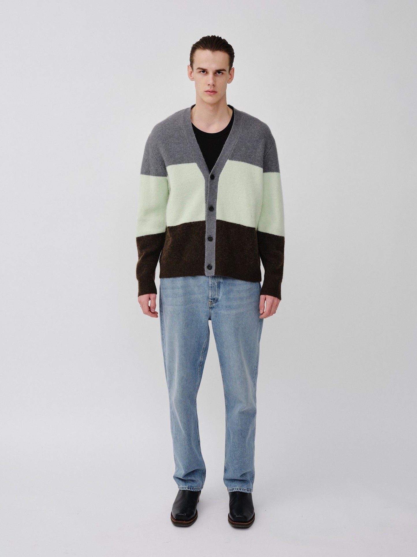 Won Hundred Unisex Edmonton Deadstock Knitwear Multi Colour Stripe