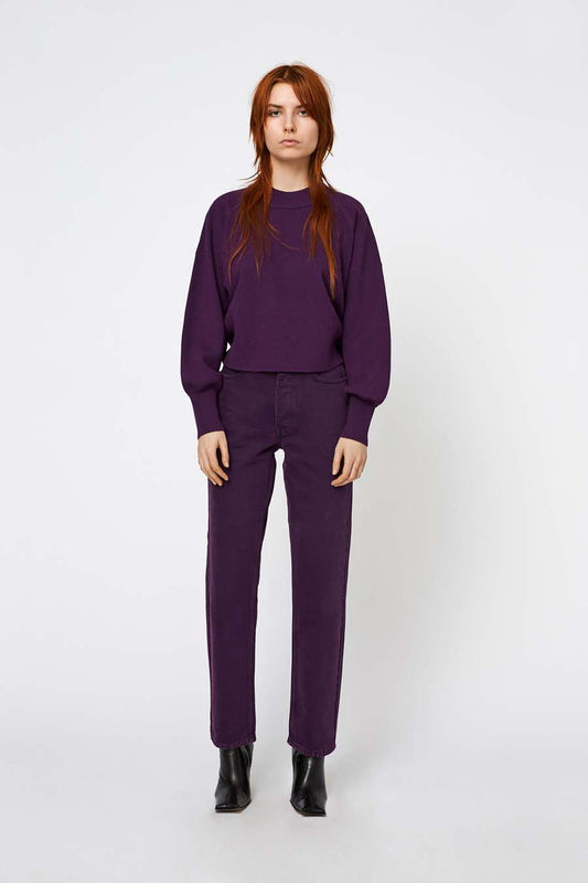 Won Hundred Women Eleanor Knitwear Blackberry Wine