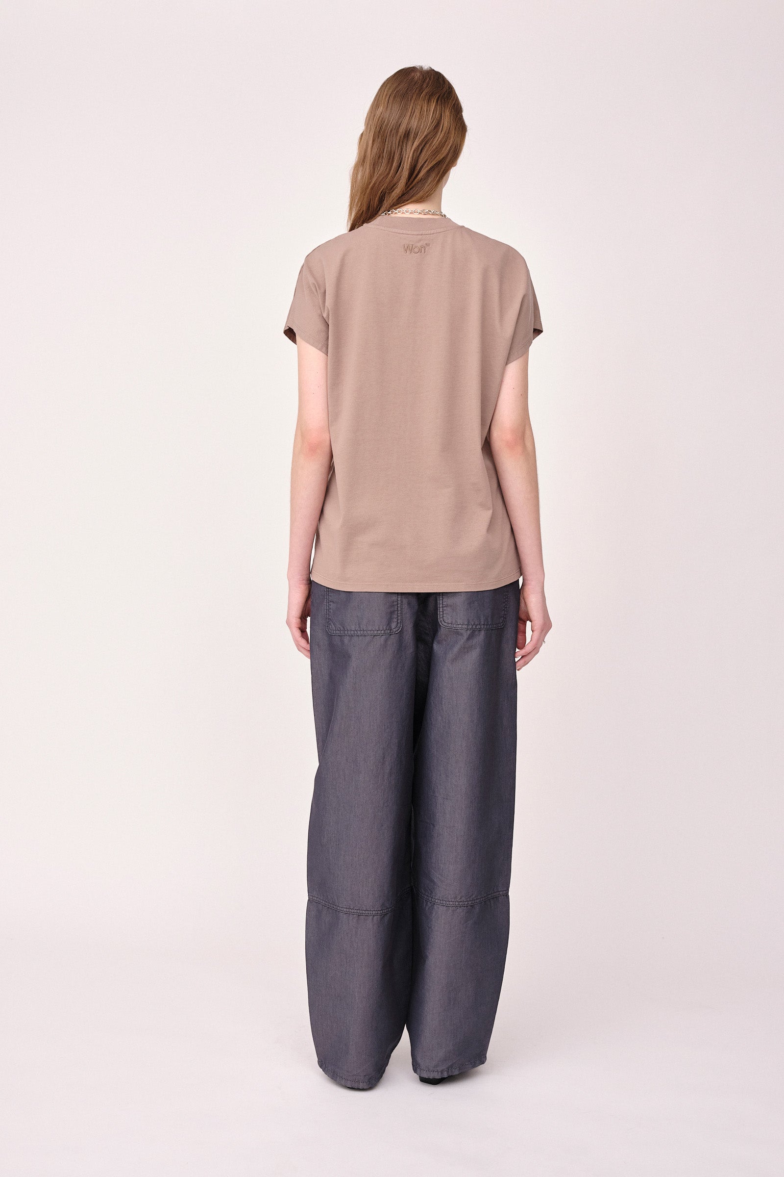 Won Hundred Women Emerson T-shirt Taupe Gray