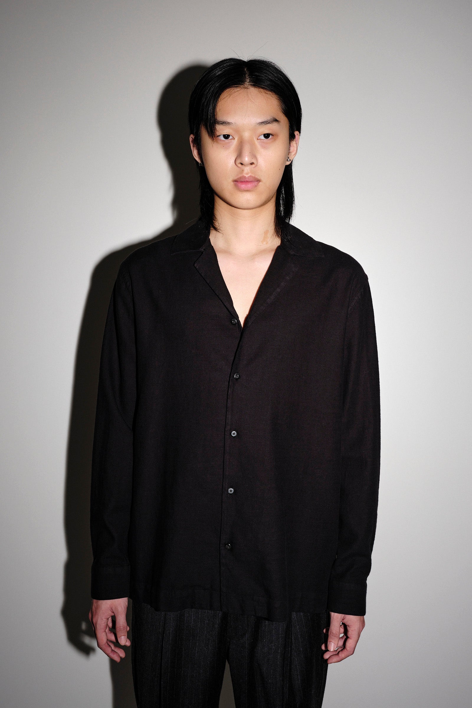 Won Hundred Men Enzo Overdye Shirt Black