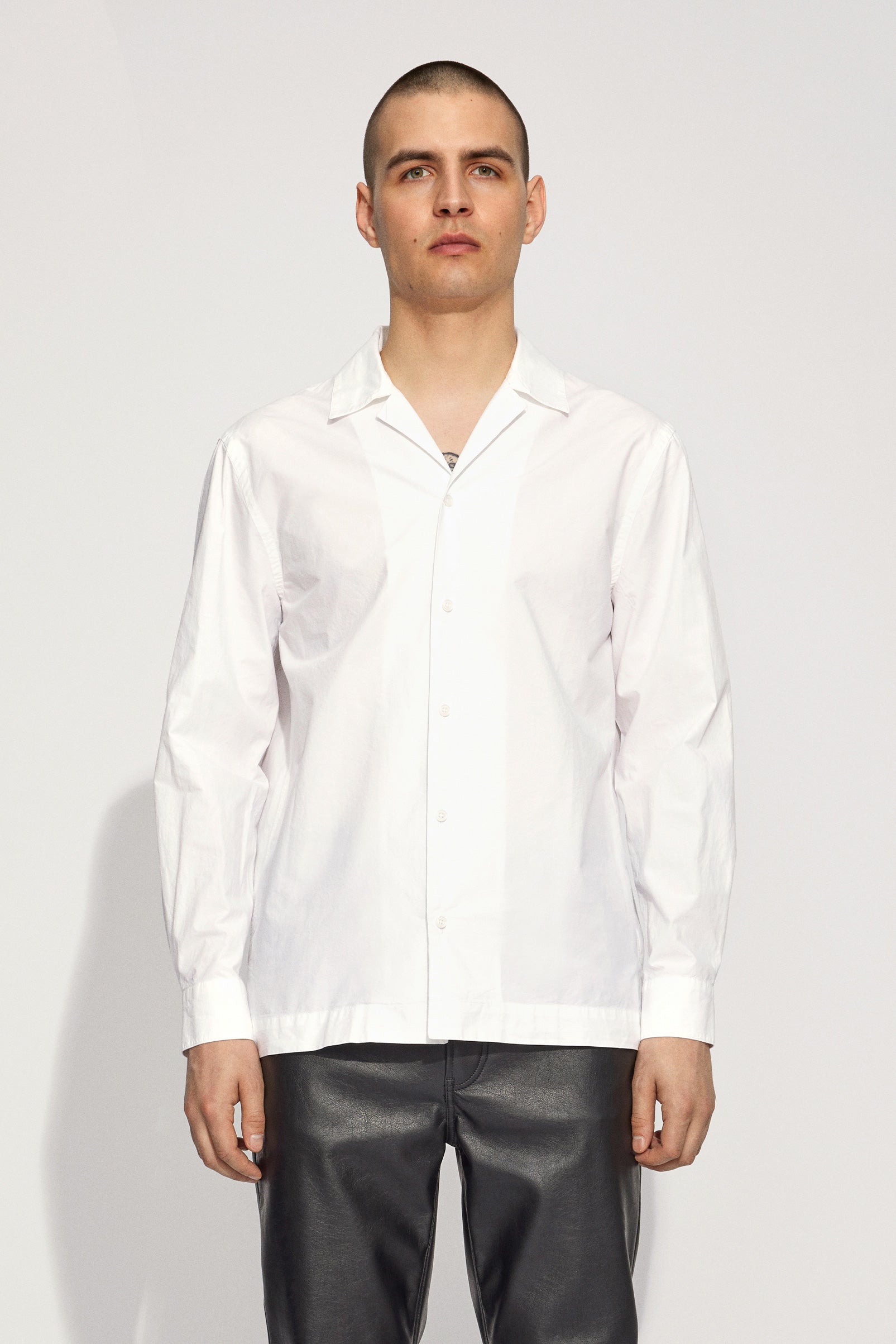 Won Hundred Men Enzo Shirt Shirt White