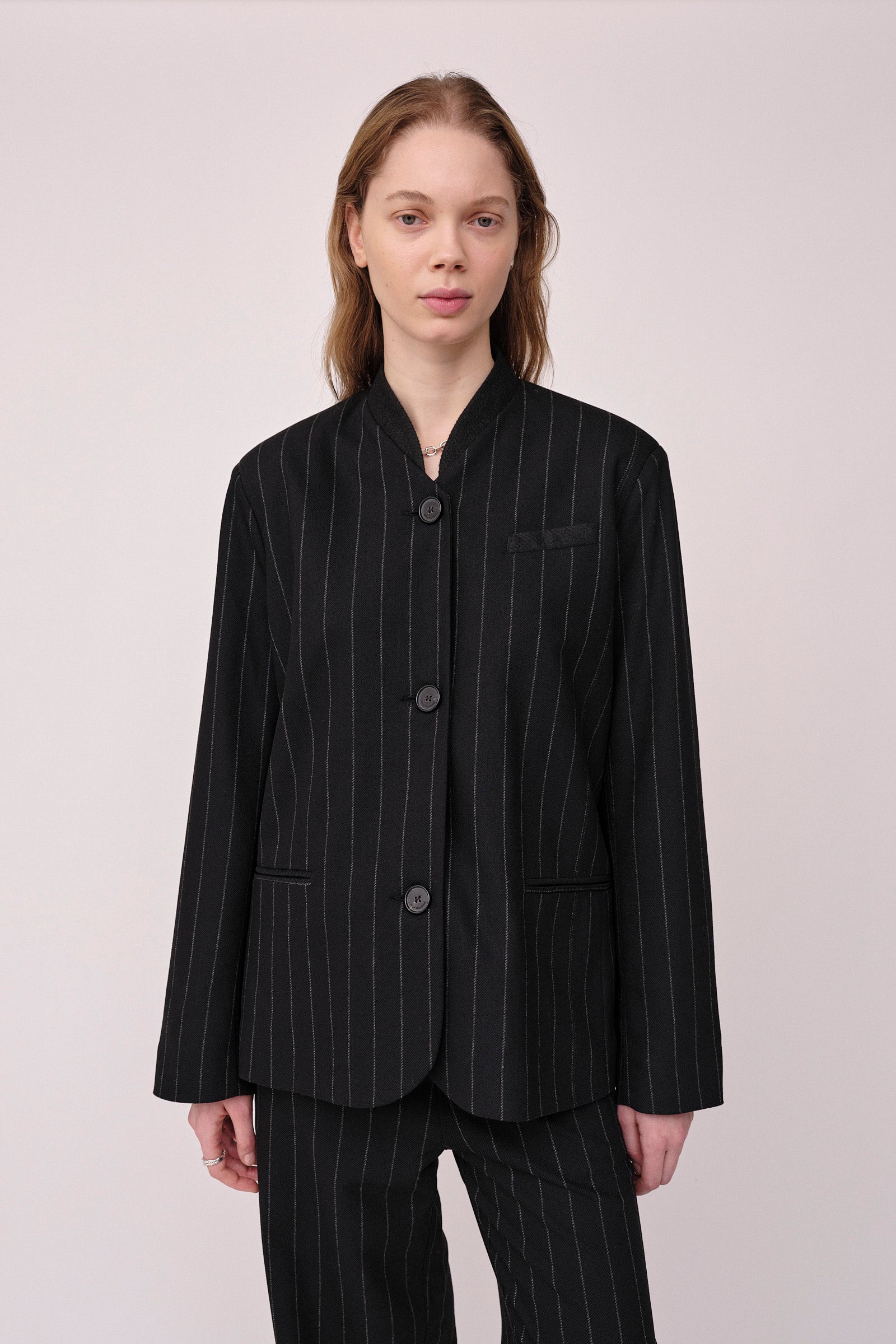 Won Hundred Women Felicity Pin Stripe Blazer Pin Stripe