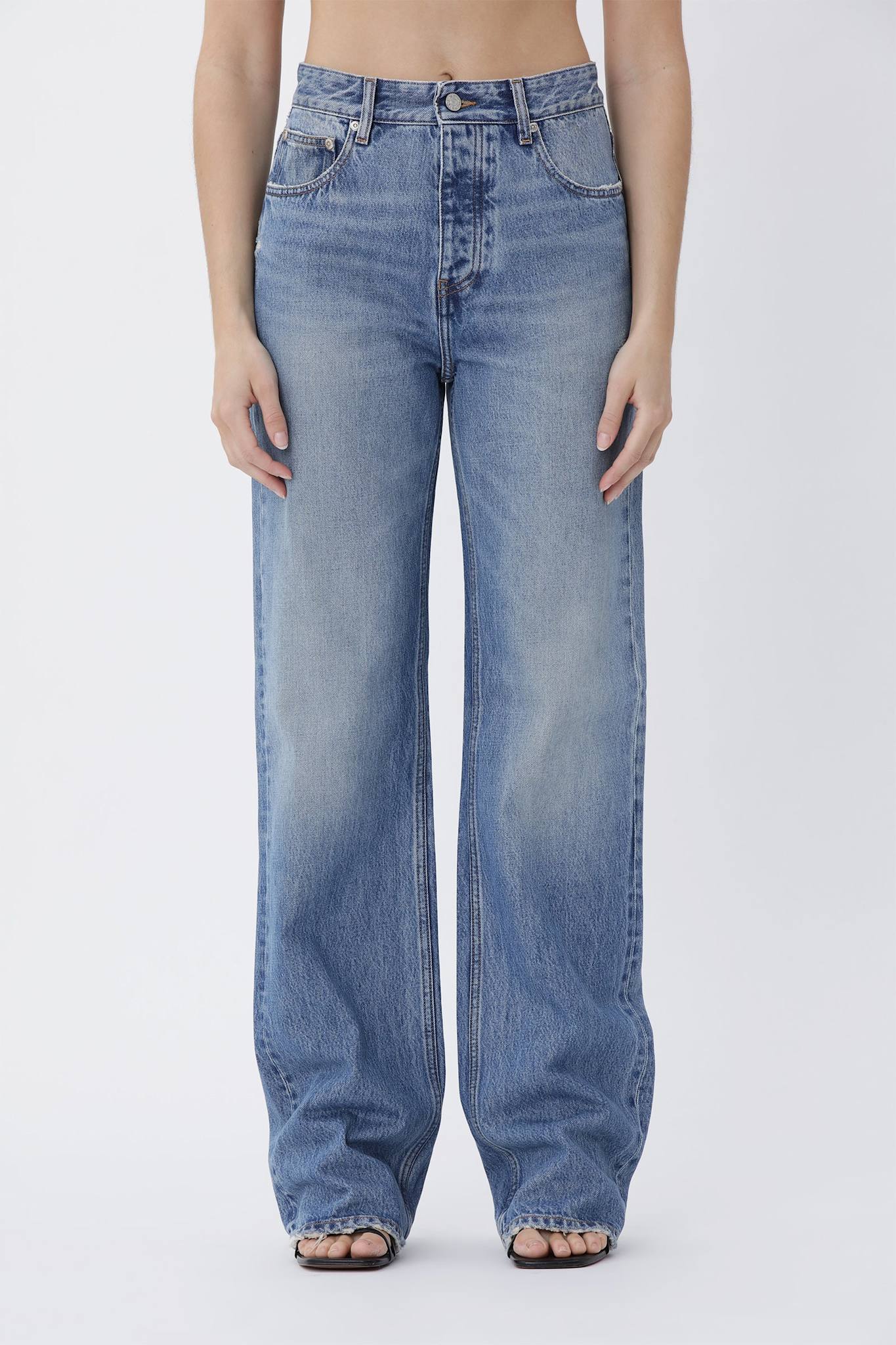 Won Hundred Unisex Genoa 80s Light Blue Jeans 5-Pockets 80s Light Blue