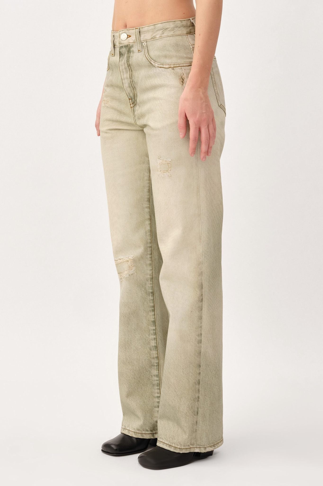 Won Hundred Men Genoa Printed Denim Denim Digital and rinse