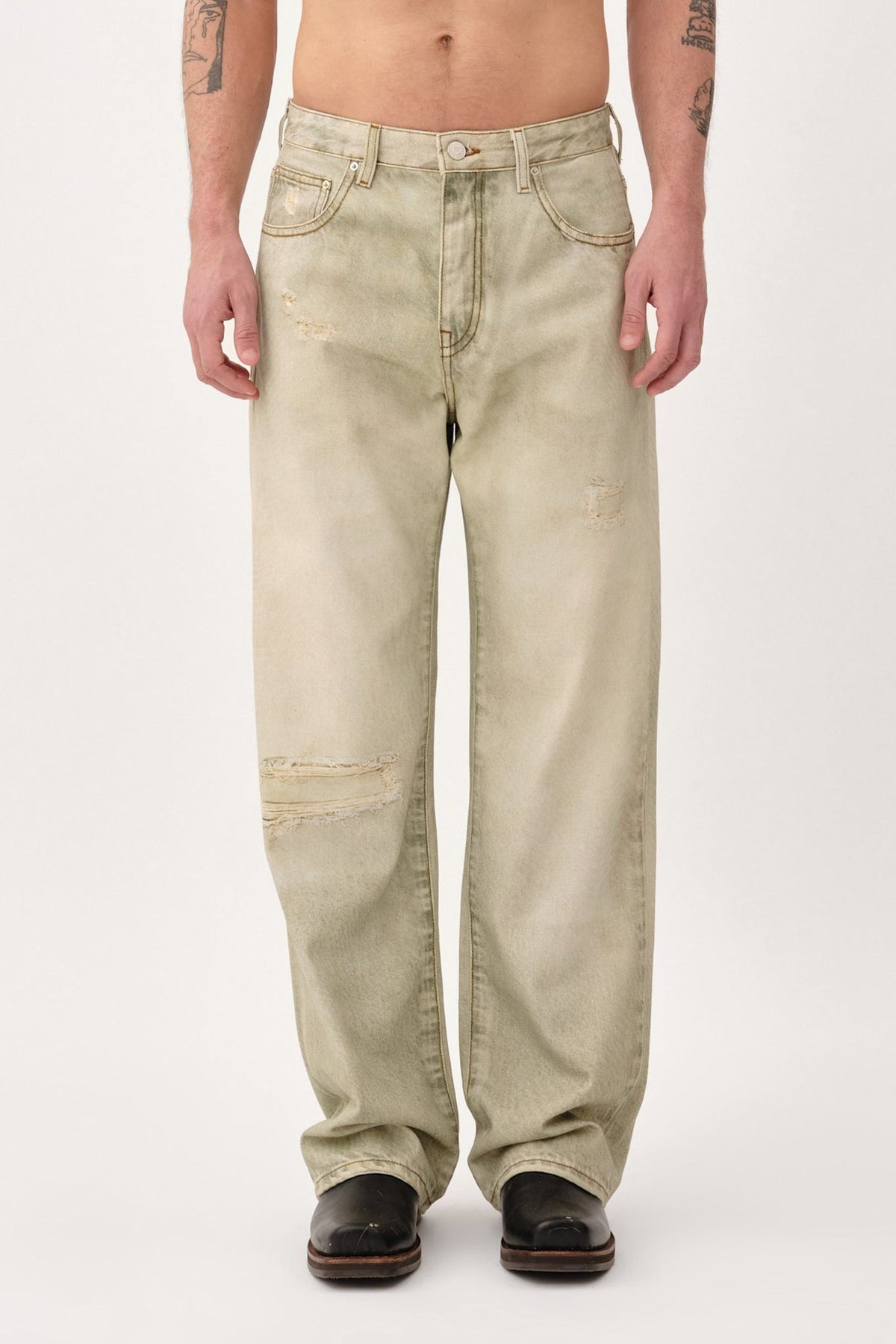 Genoa bedrukte denim