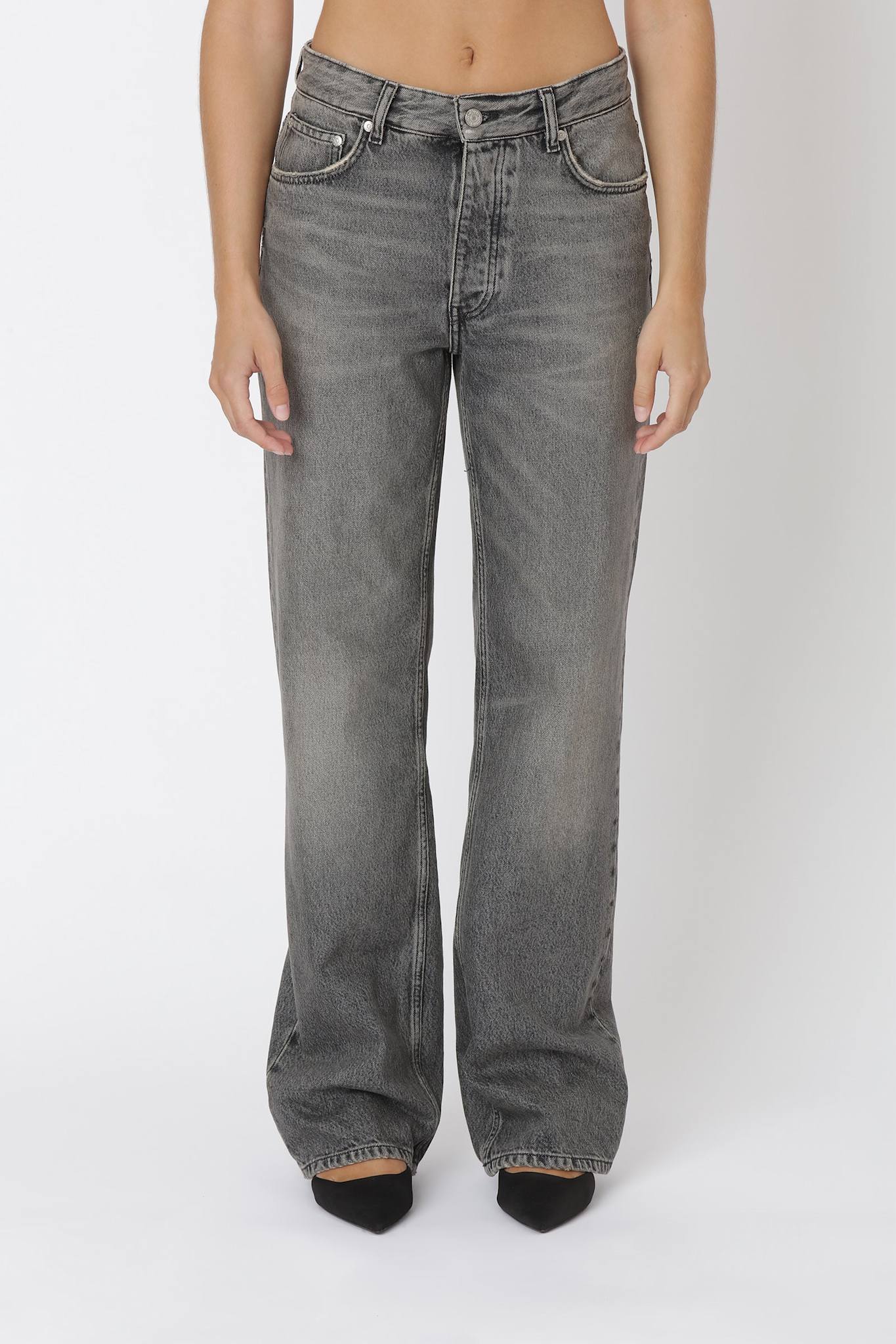 Won Hundred Unisex Genoa Tintet Grey 5-Pockets Tinted Grey