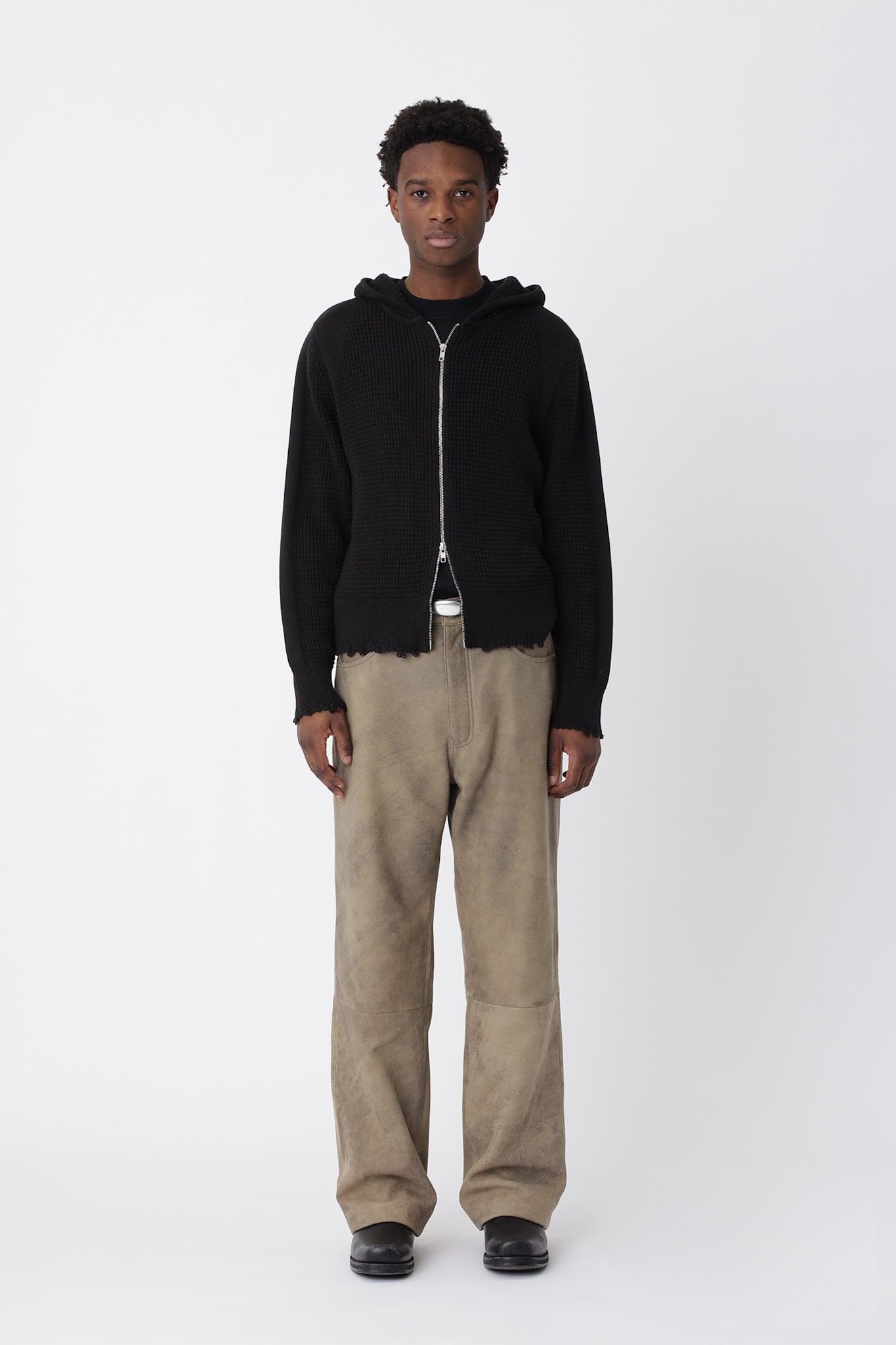 Glasgow Knit Hood M - Black