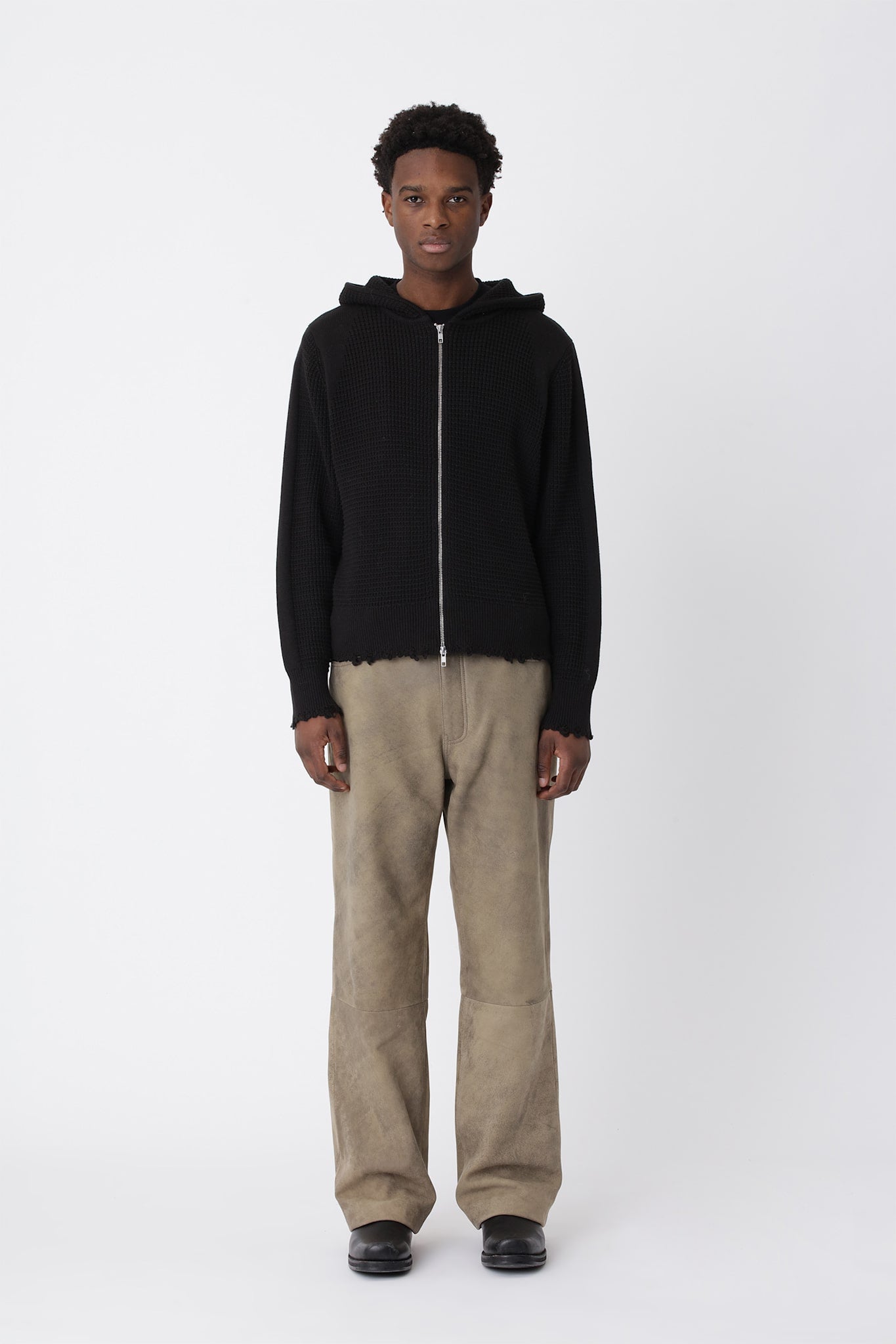 Glasgow Knit Hood M - Black