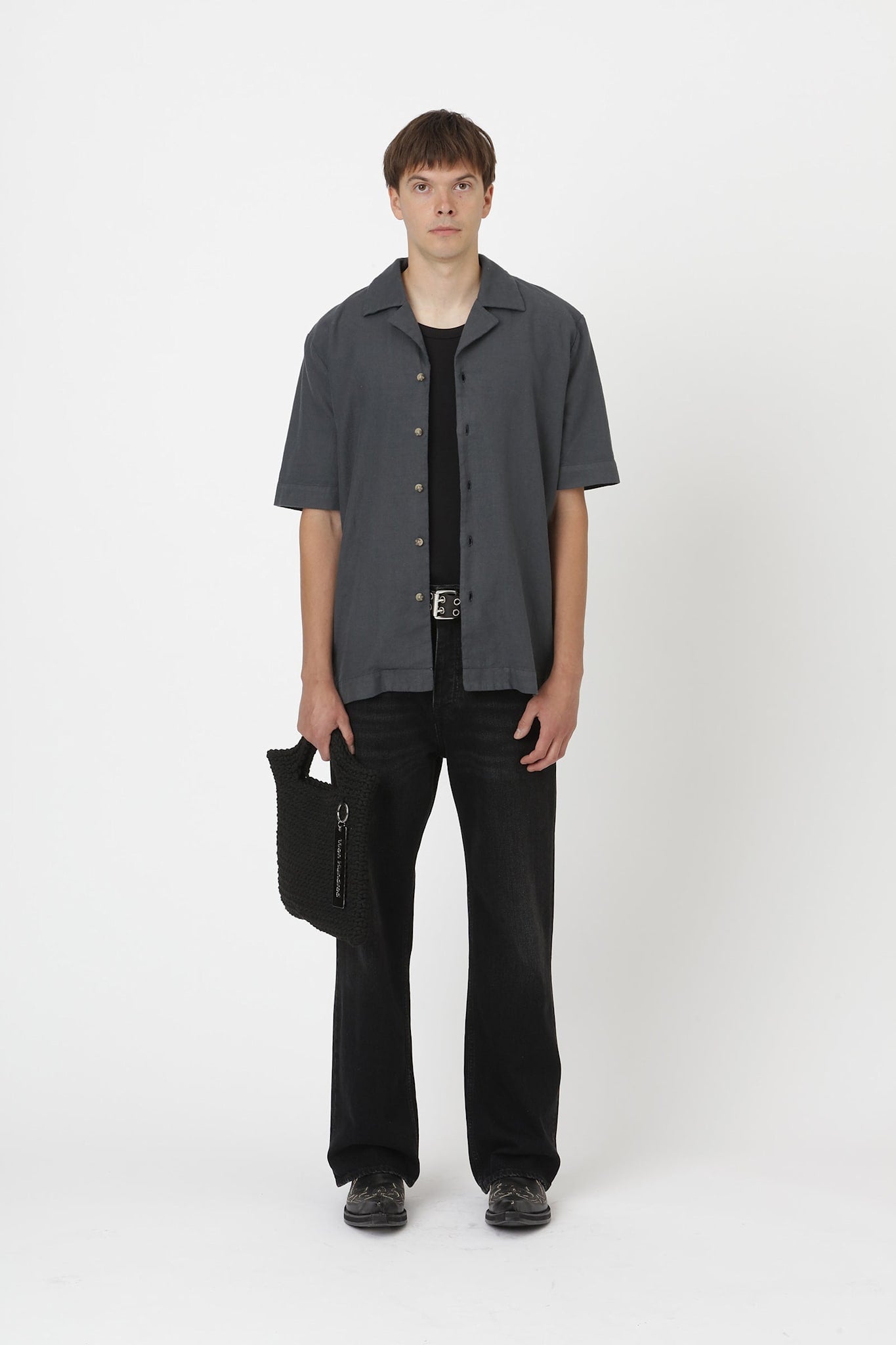 Won Hundred Men Gonzo Shirt Ebony