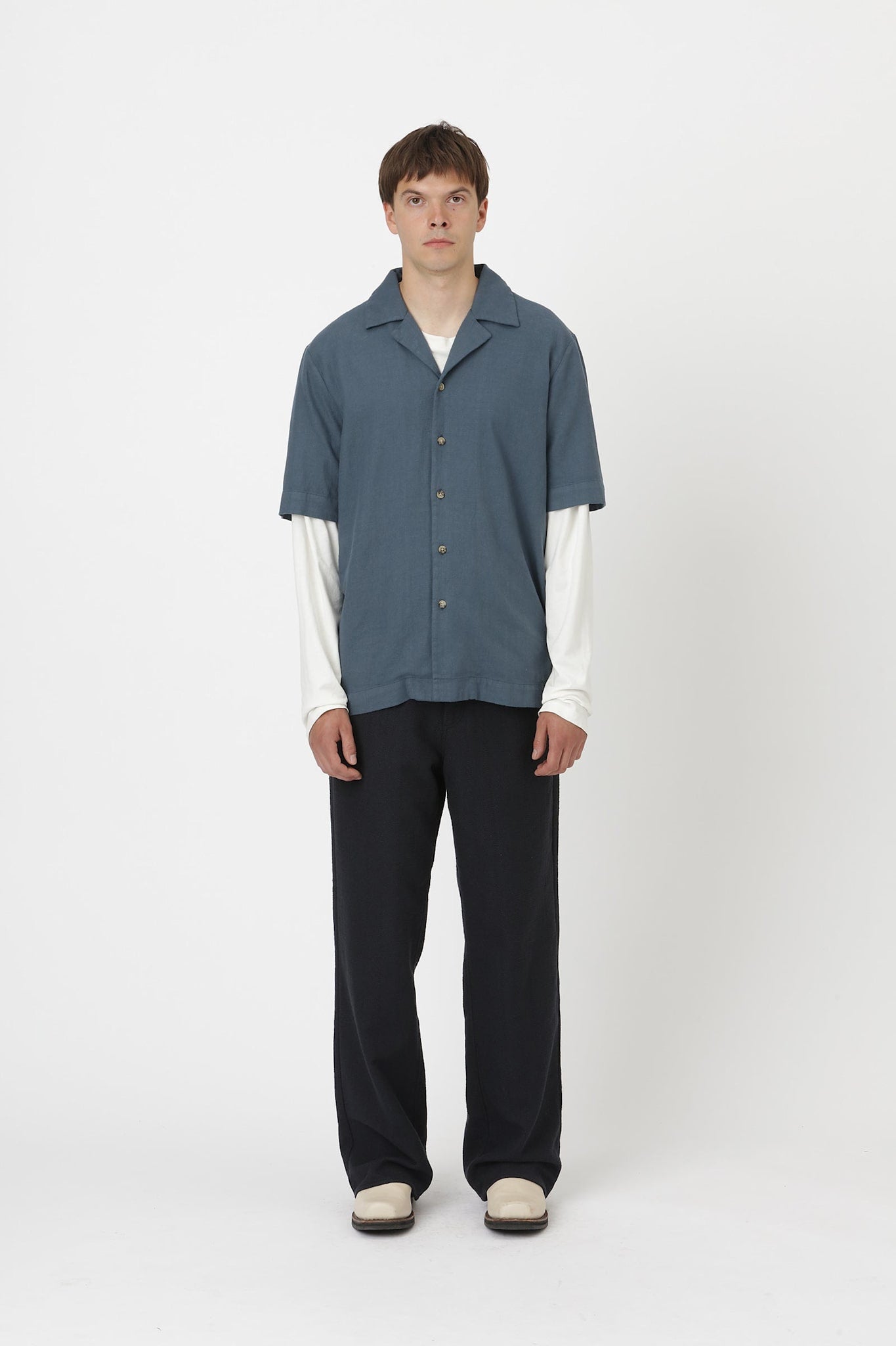 Won Hundred Men Gonzo Shirt Orion Blue