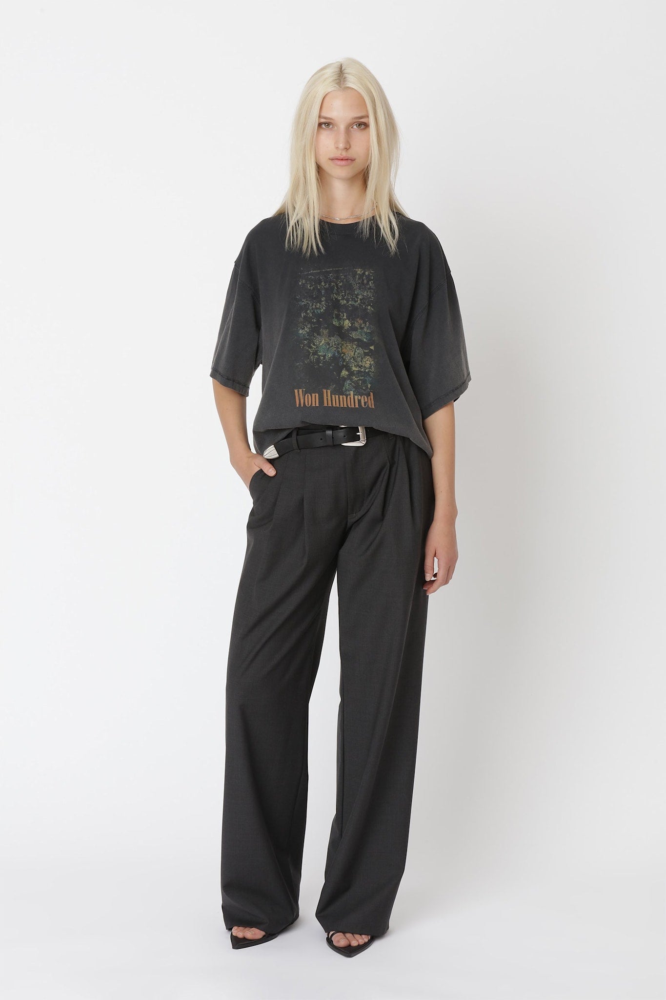 Won Hundred Unisex Houston Casino T-shirt T-shirt Washed Black