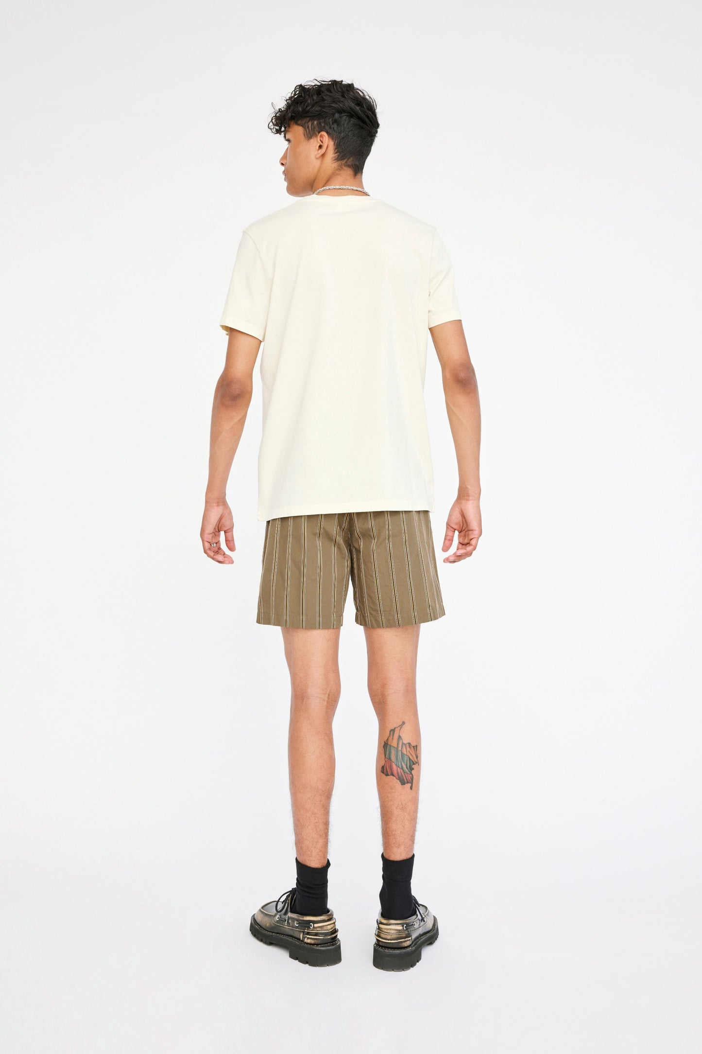 Won Hundred Men Ike Shorts Shorts Brown Stripe