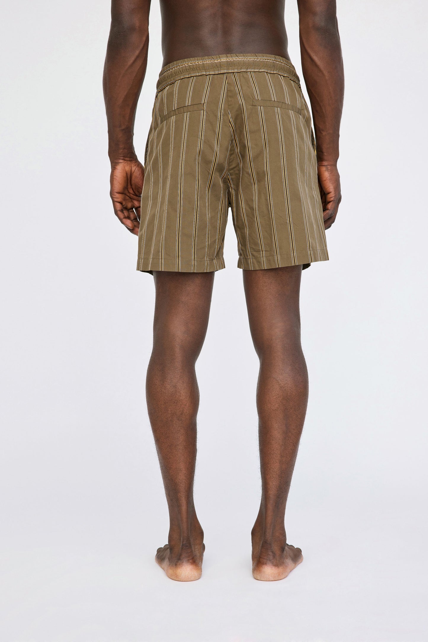 Won Hundred Men Ike Shorts Shorts Brown Stripe