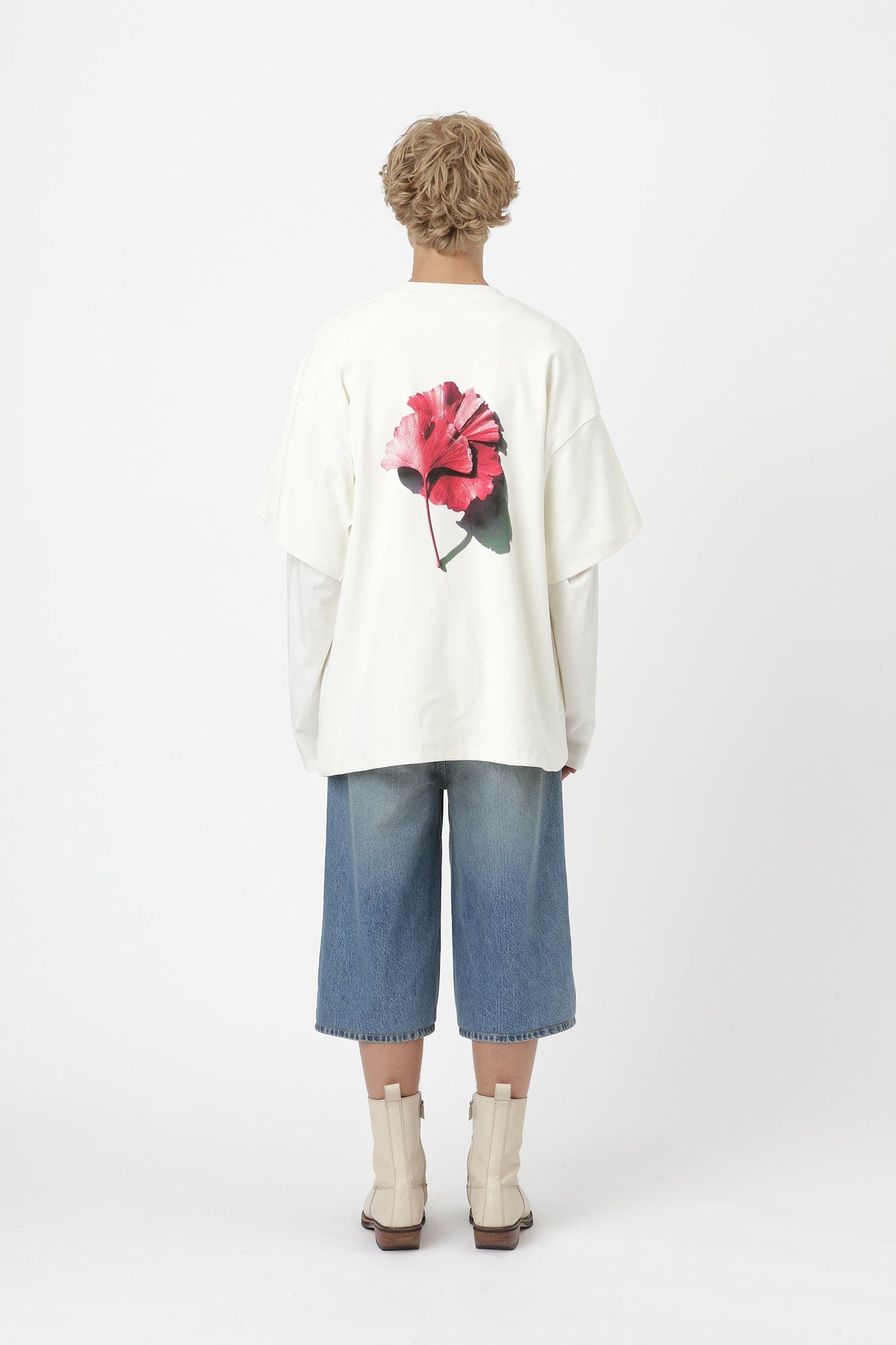 Won Hundred Unisex Janesville Leaf T-shirt Cannoli Cream